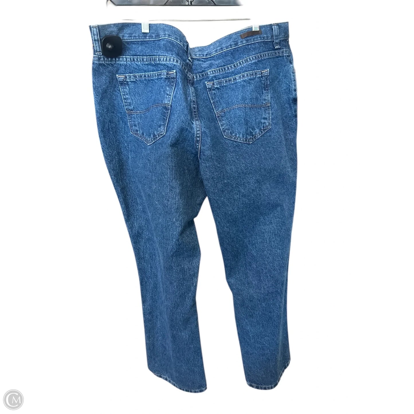 Jeans Straight By Lee In Blue Denim, Size: 18