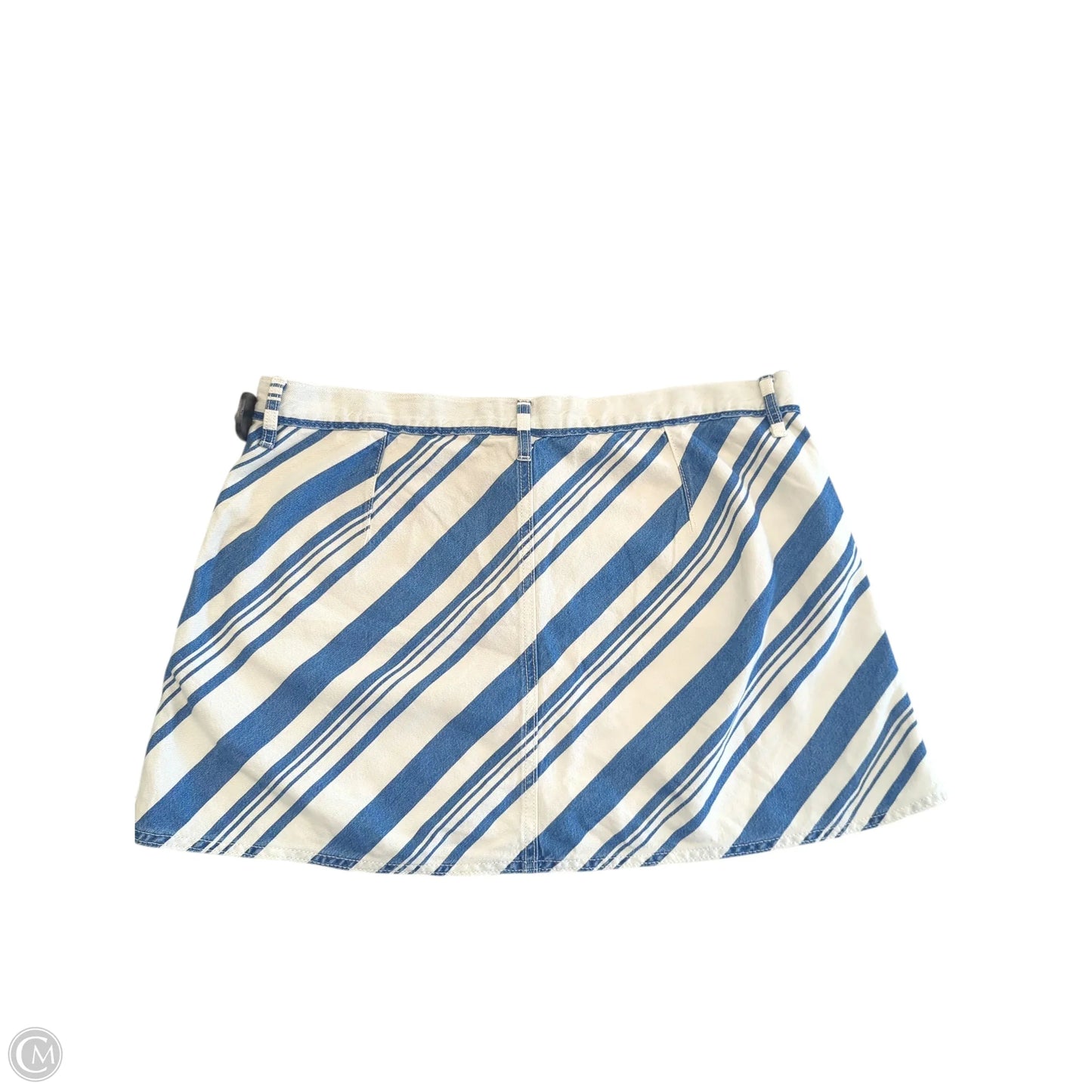 Skirt Maxi By Universal Thread In Blue & White, Size: 16