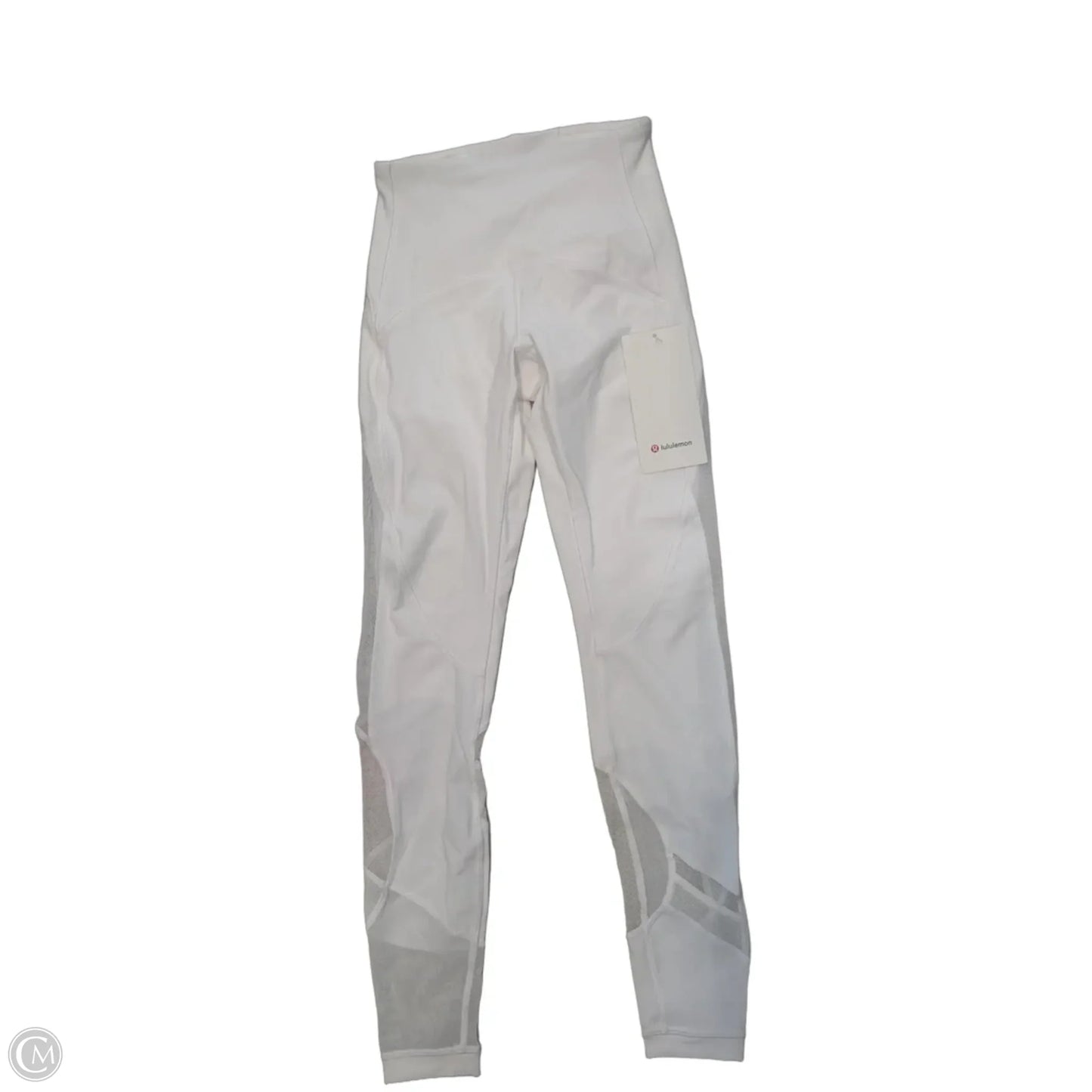 Athletic Leggings By Lululemon In White, Size: 4