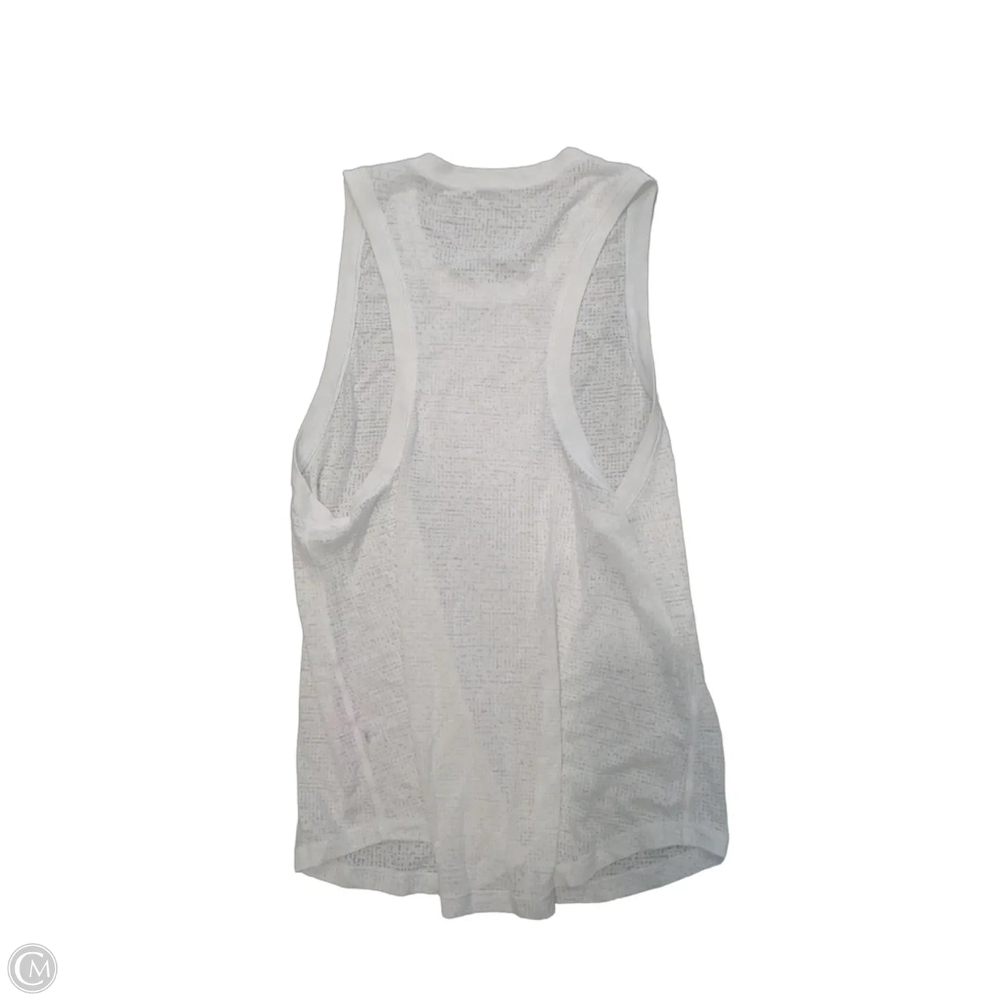 Athletic Tank Top By Lululemon In White, Size: 6