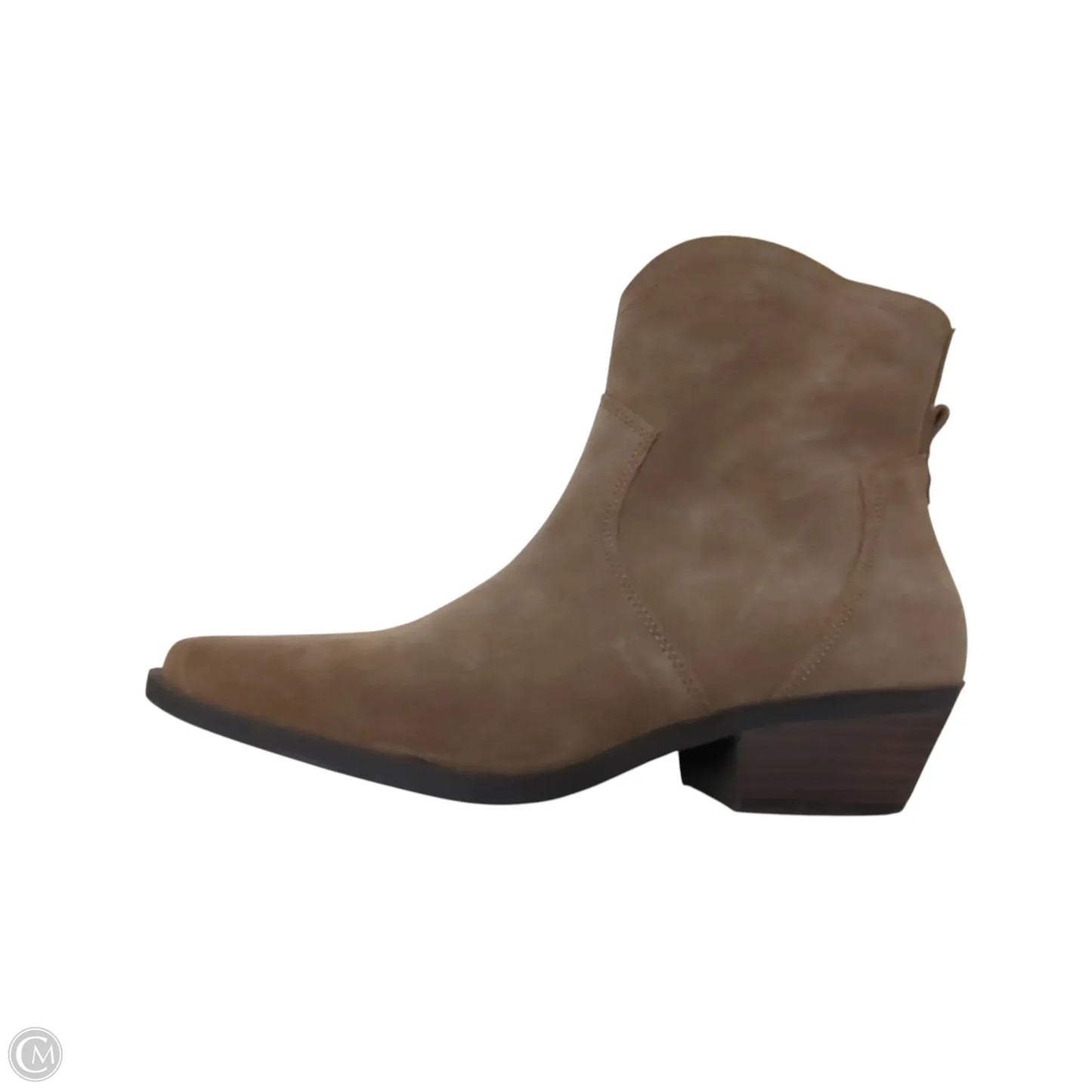 Boots Ankle Heels By Crown Vintage In Brown, Size: 8.5