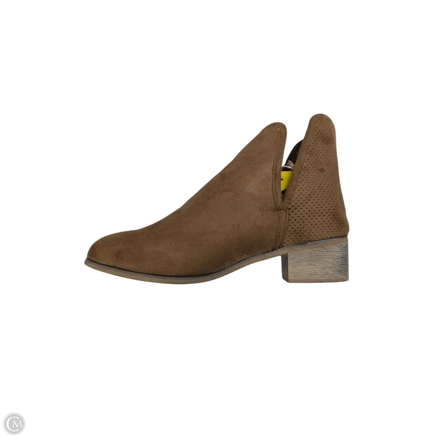 Boots Ankle Flats By Seven 7 In Brown, Size: 9