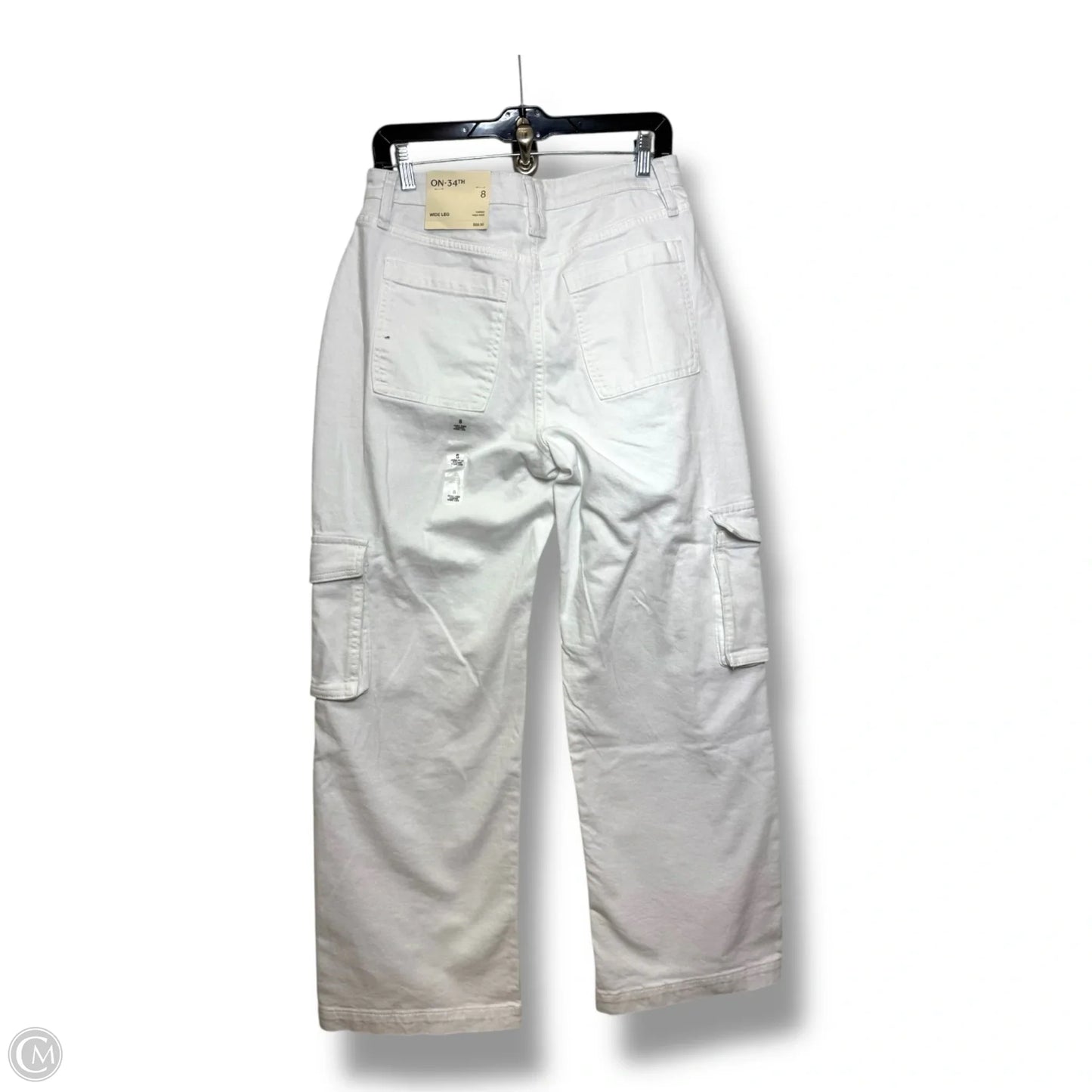 Jeans Cropped By Clothes Mentor In White, Size: 8