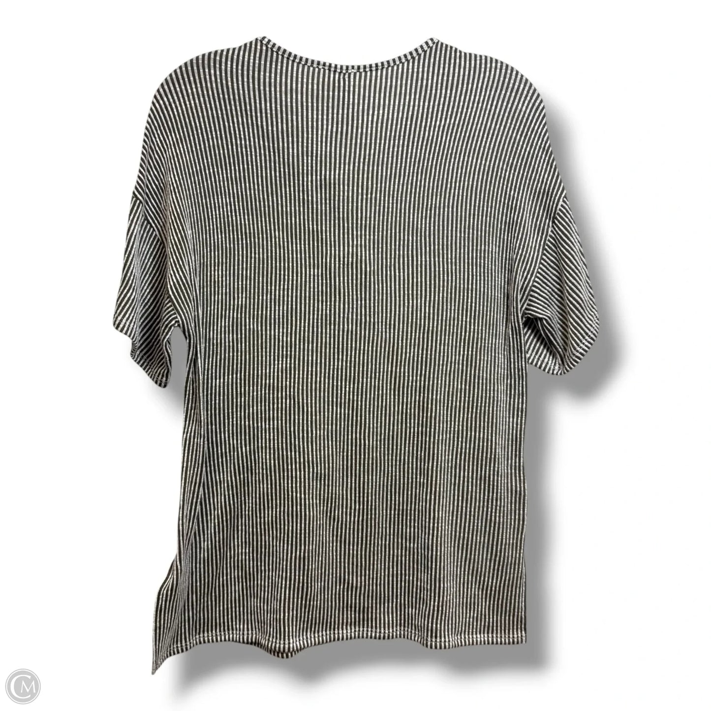 Top Short Sleeve By Bke In Striped Pattern, Size: Xs