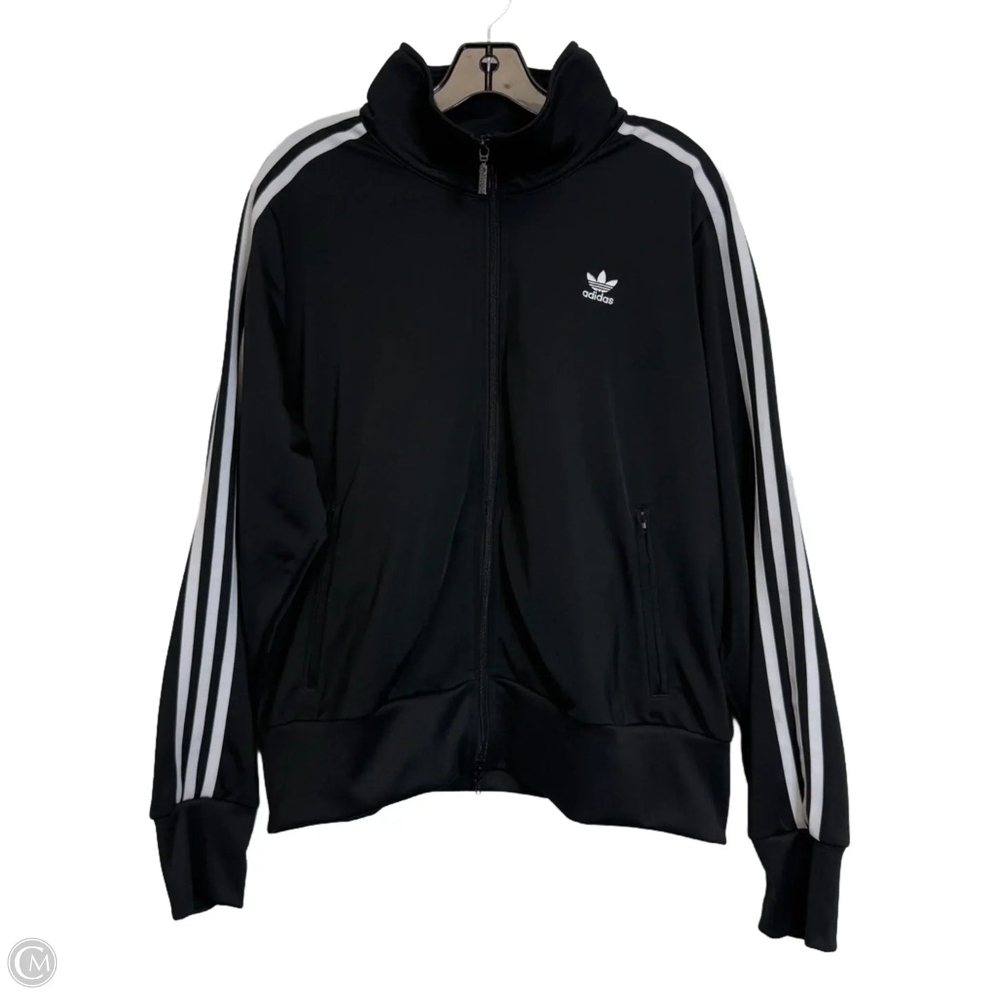 Athletic Jacket By Adidas In Black, Size: 2x