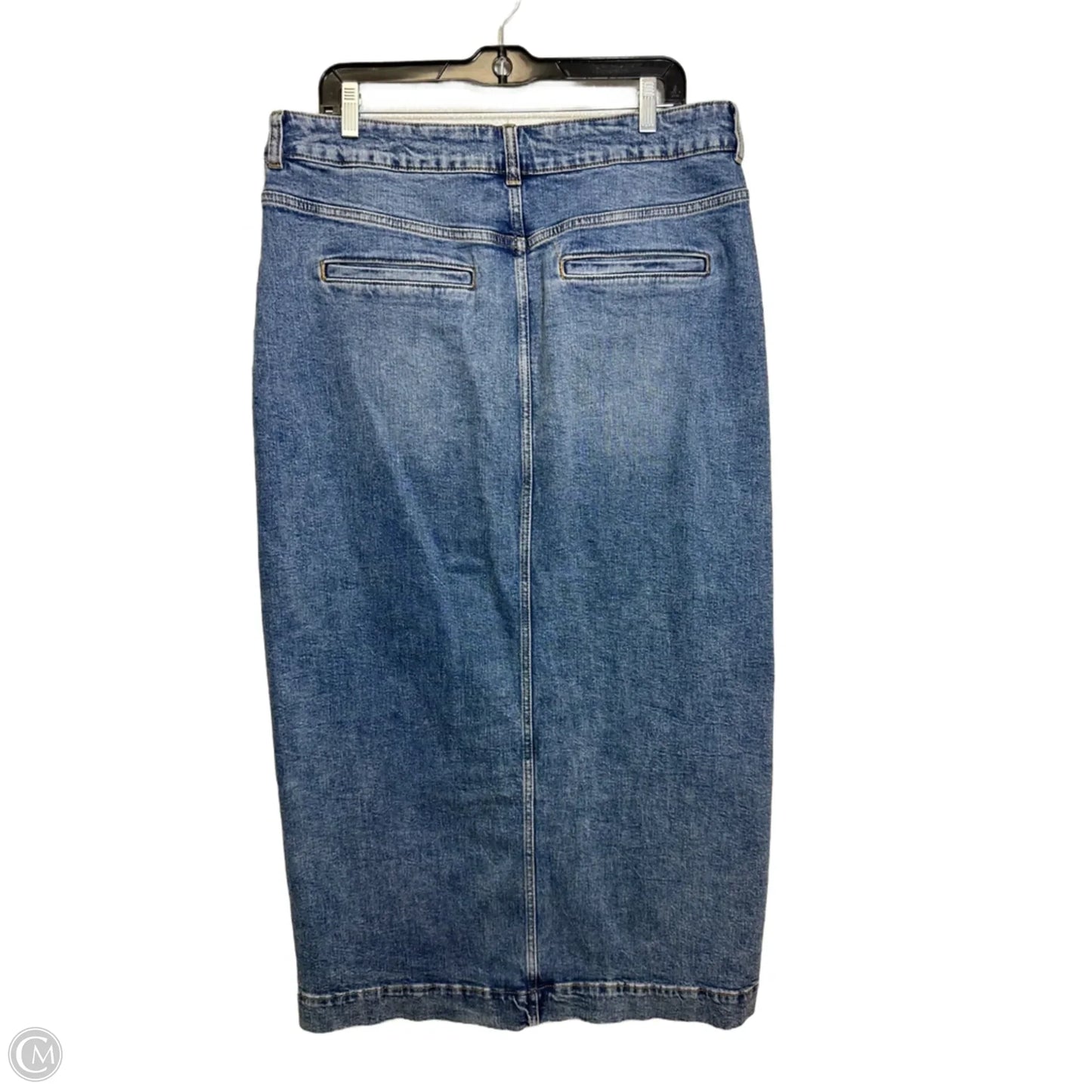 Skirt Maxi By Pilcro In Blue Denim, Size: 14