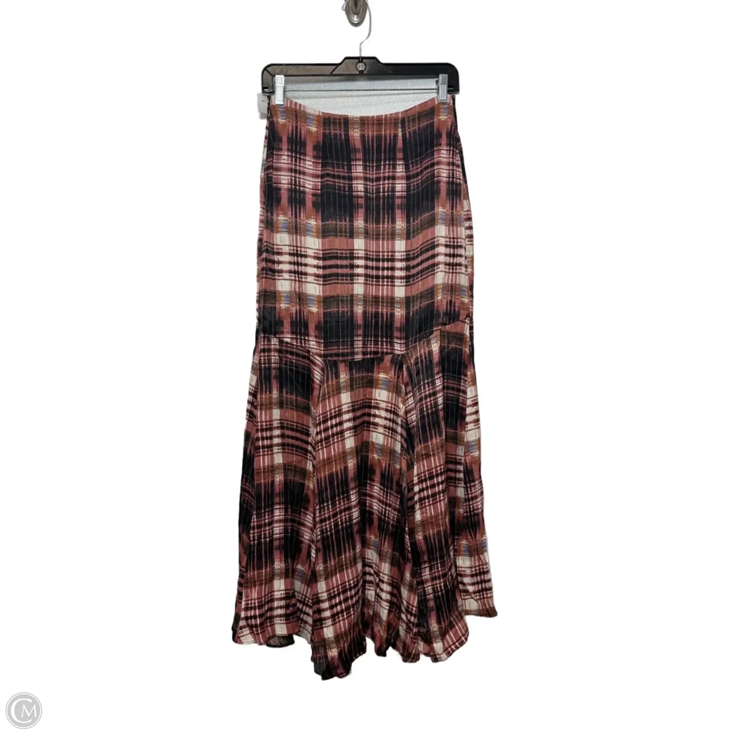 Skirt Maxi By Free People In Plaid Pattern, Size: 2