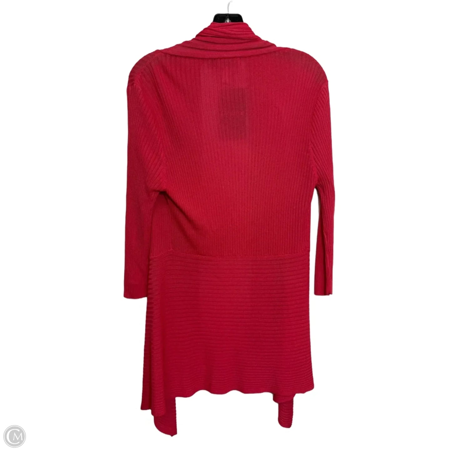 Cardigan By Clothes Mentor In Orange & Pink, Size: Osfm