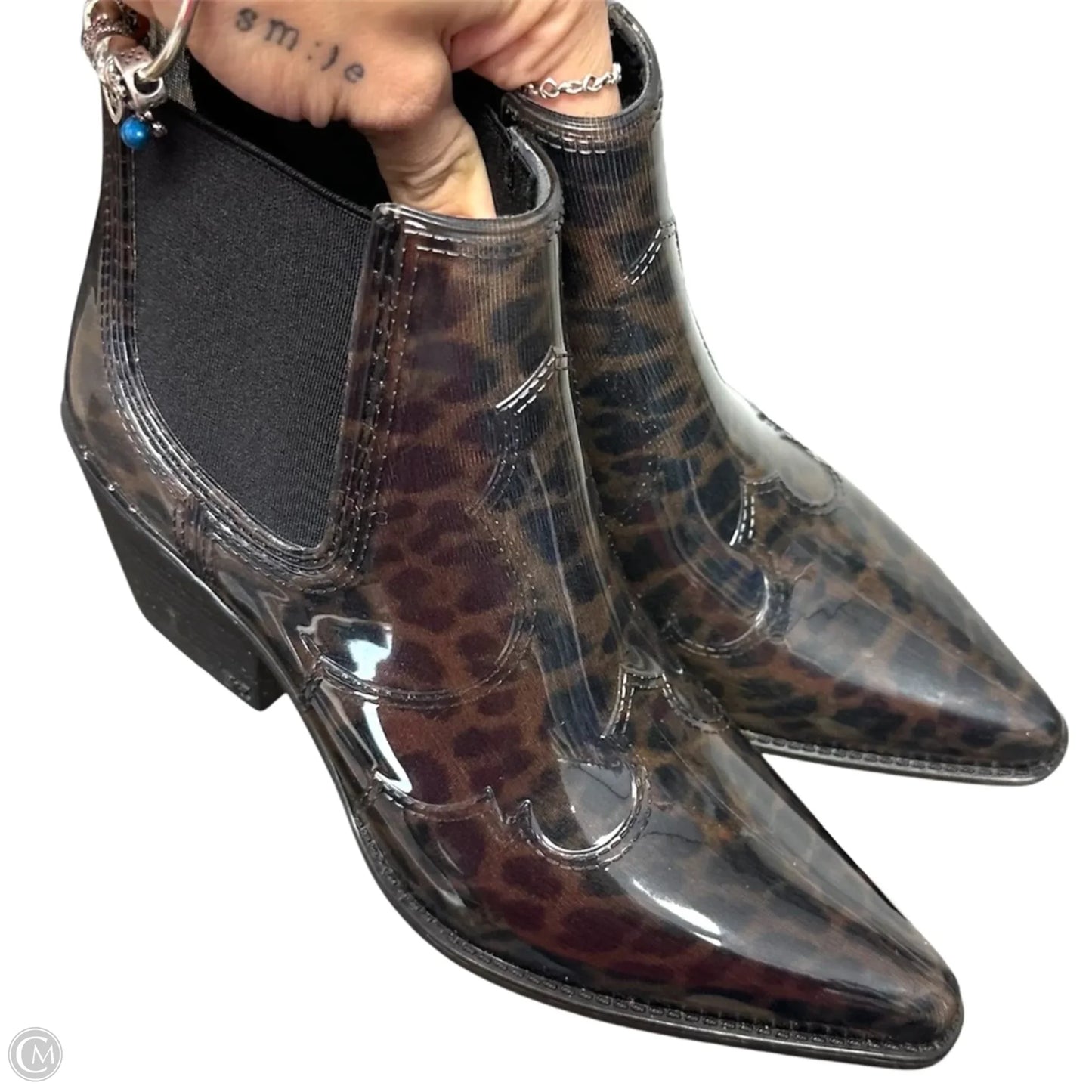 Boots Rain By Sam Edelman In Leopard Print, Size: 8