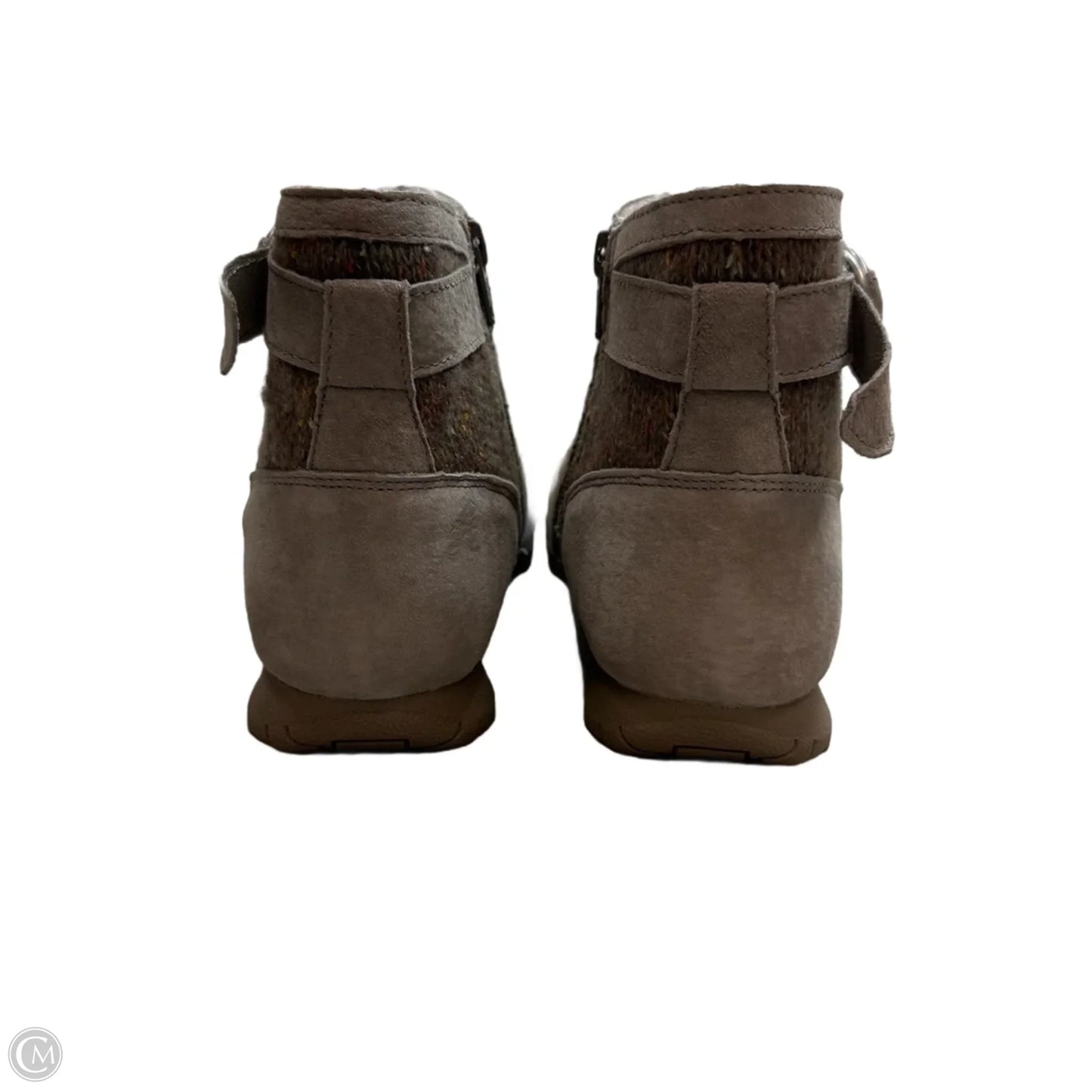 Boots Ankle Flats By Skechers In Grey, Size: 6.5