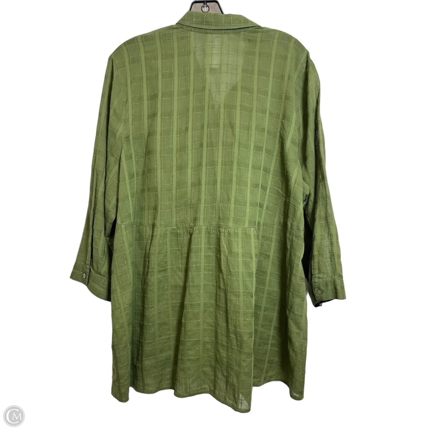 Top Long Sleeve By J. Jill In Green, Size: L