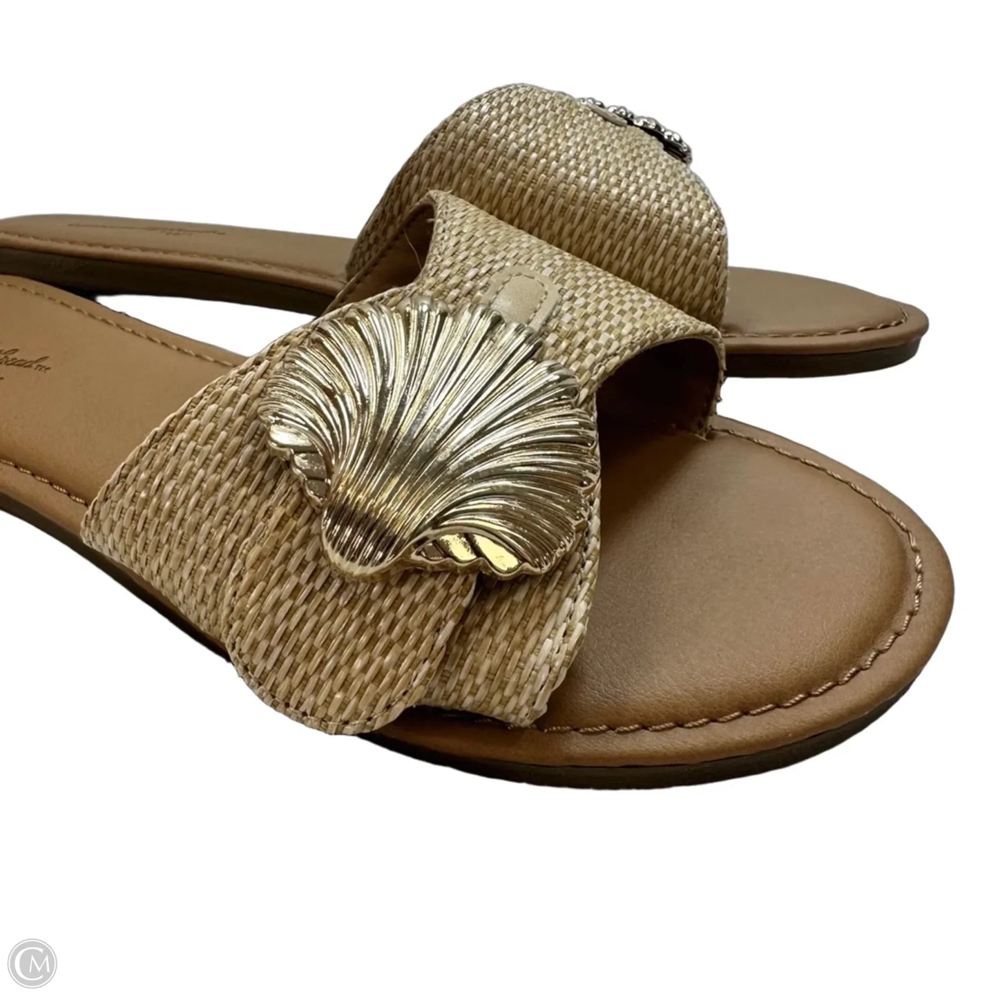 Sandals Flats By Universal Thread In Tan, Size: 7