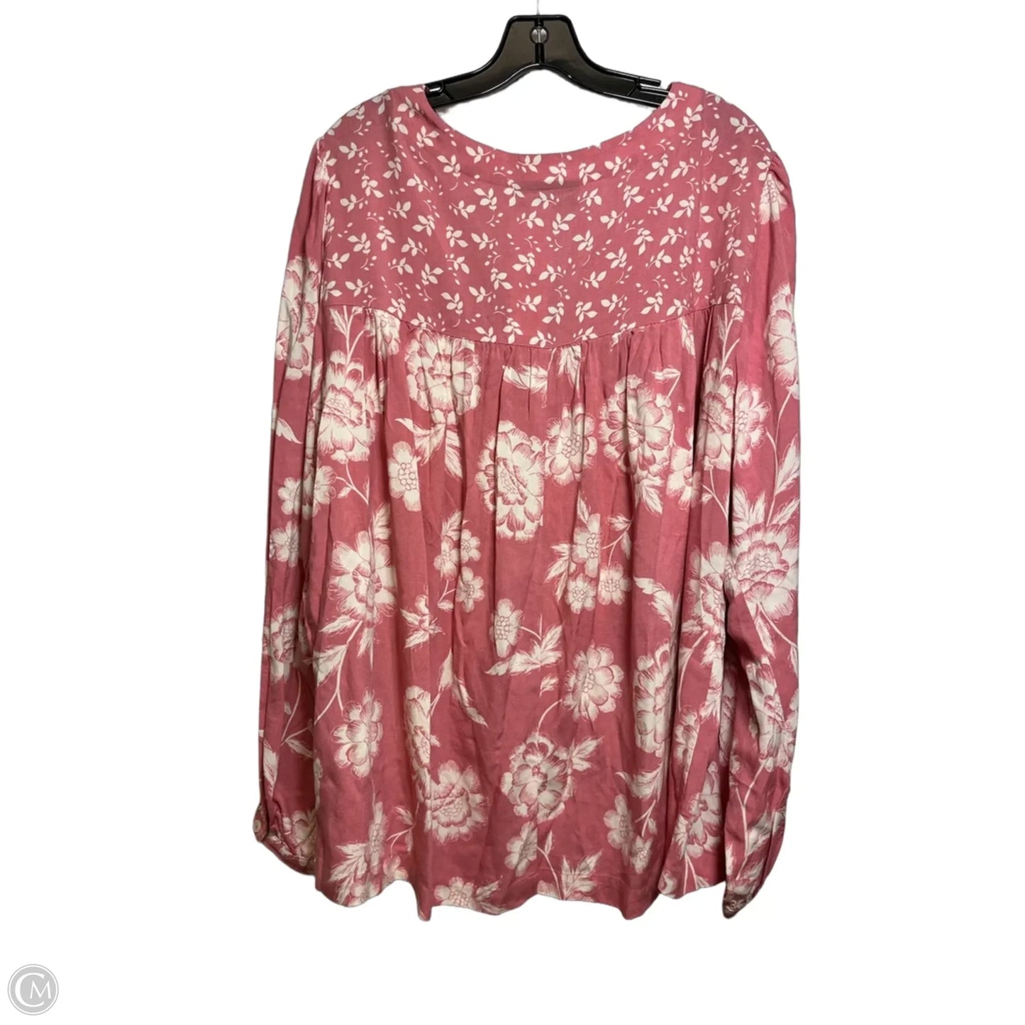 Top Long Sleeve By Lane Bryant In Pink, Size: 22