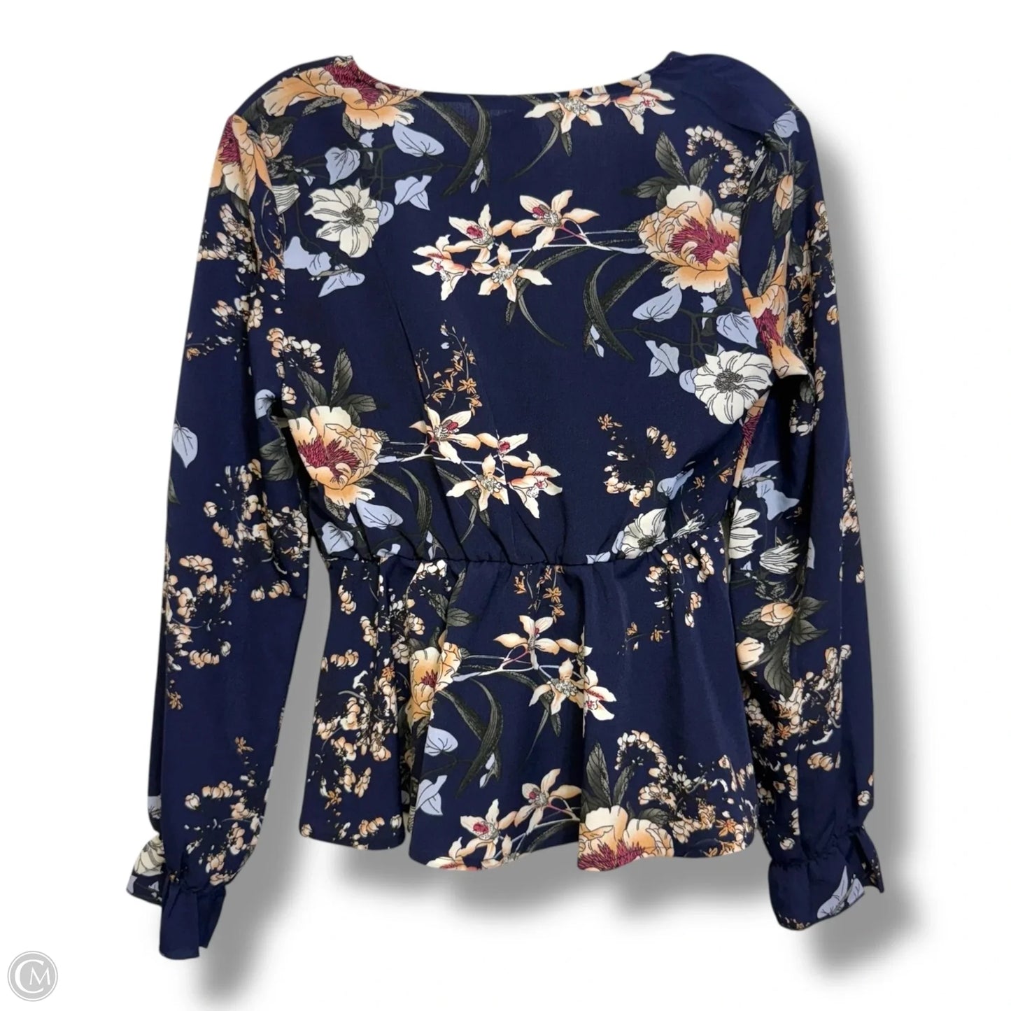 Top Long Sleeve By Cupshe In Geometric Pattern, Size: S