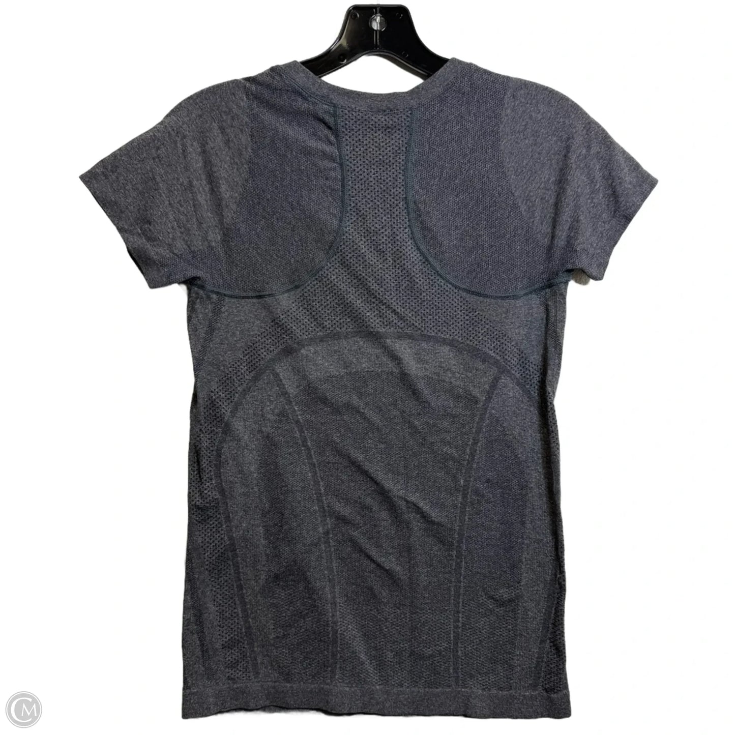 Athletic Top Short Sleeve By Athleta In Grey, Size: S