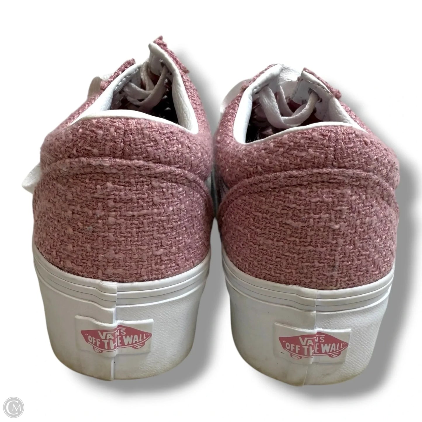 Shoes Sneakers By Vans In Pink, Size: 7.5
