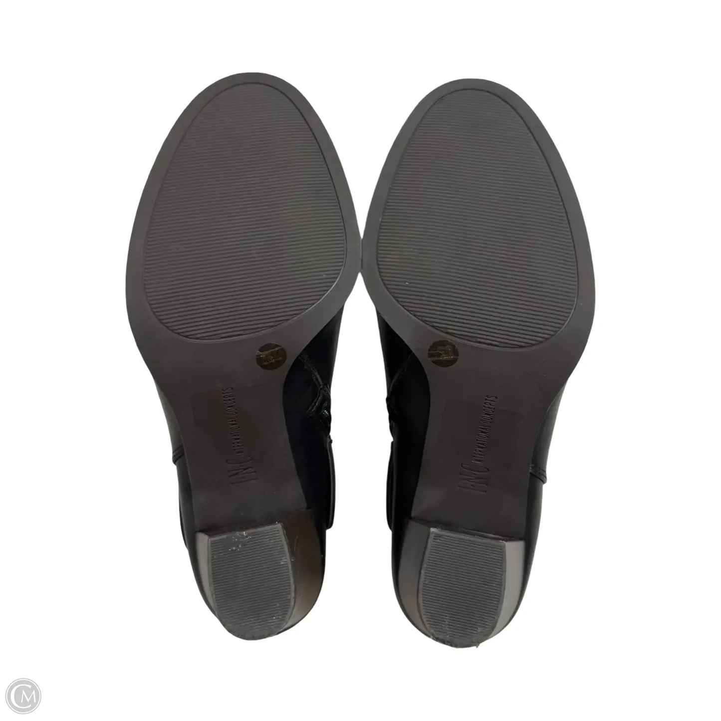 Boots Ankle Heels By Inc In Black, Size: 7.5
