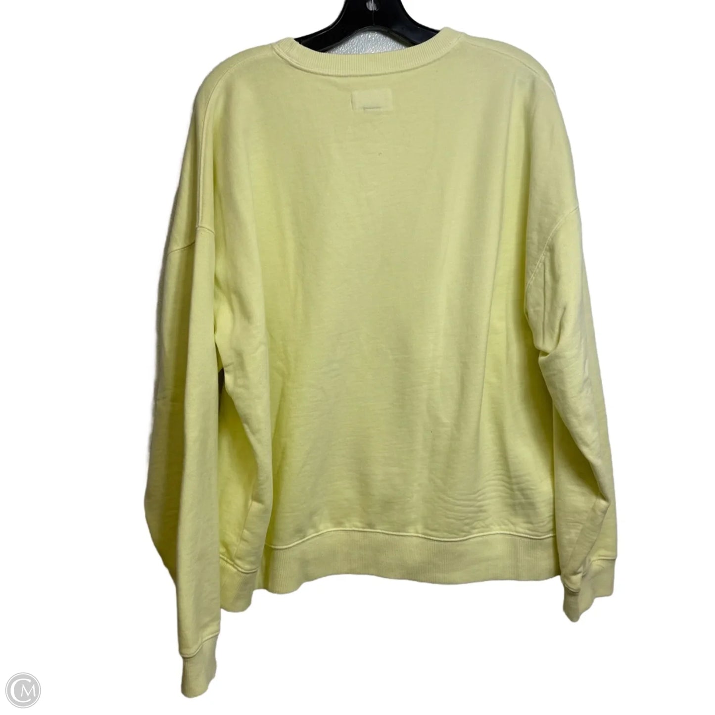 Sweatshirt Crewneck By American Eagle In Yellow, Size: L