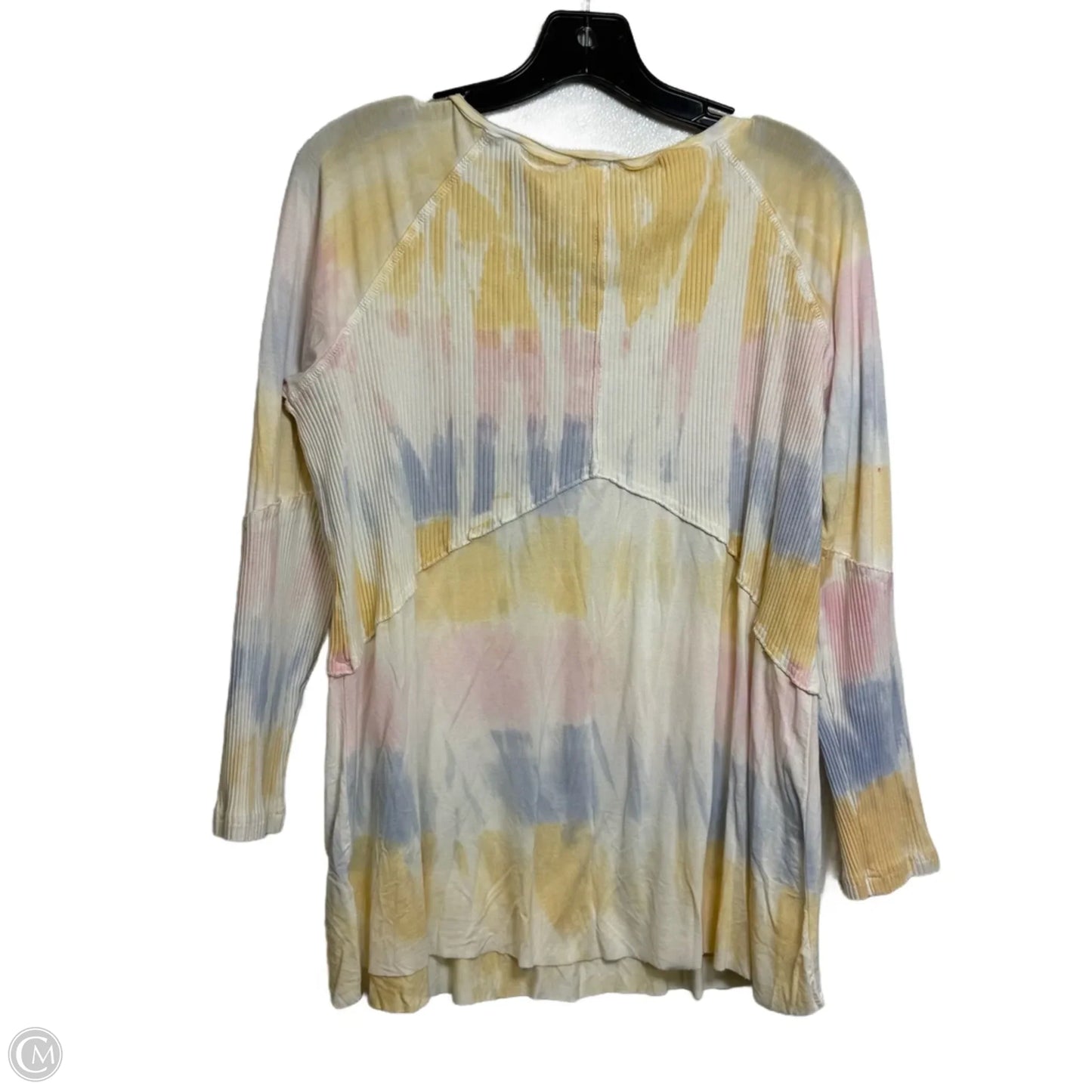 Top Long Sleeve By Pol In Tie Dye Print, Size: M