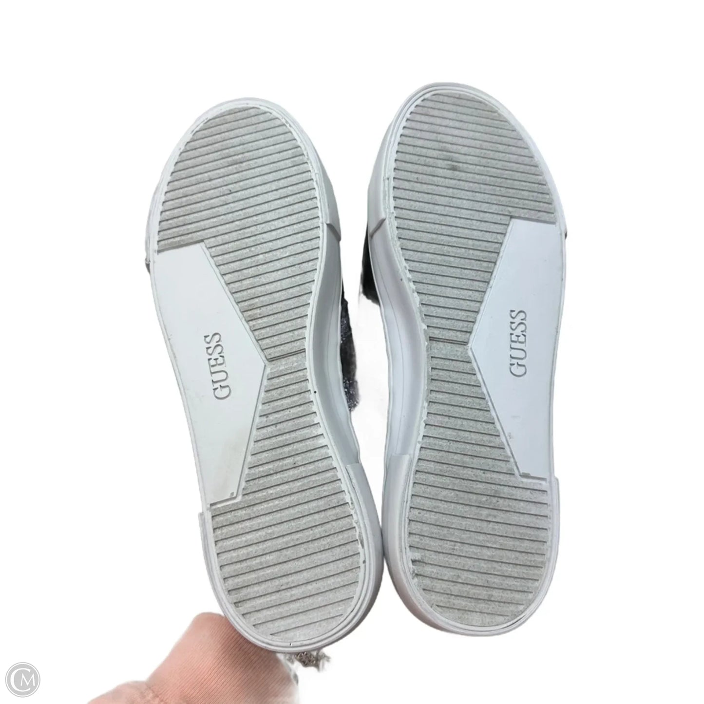 Shoes Sneakers By Guess In Black, Size: 7.5