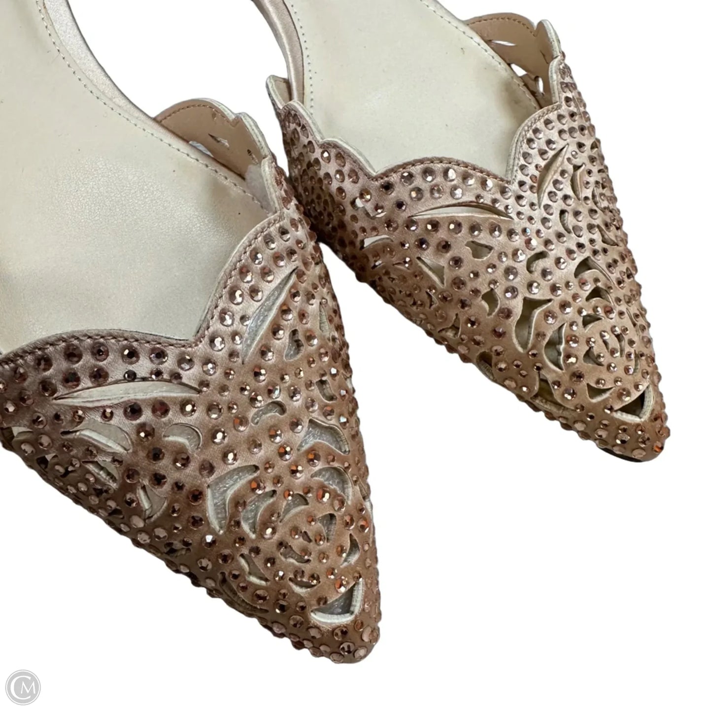 Shoes Flats By Betsey Johnson In Tan, Size: 9