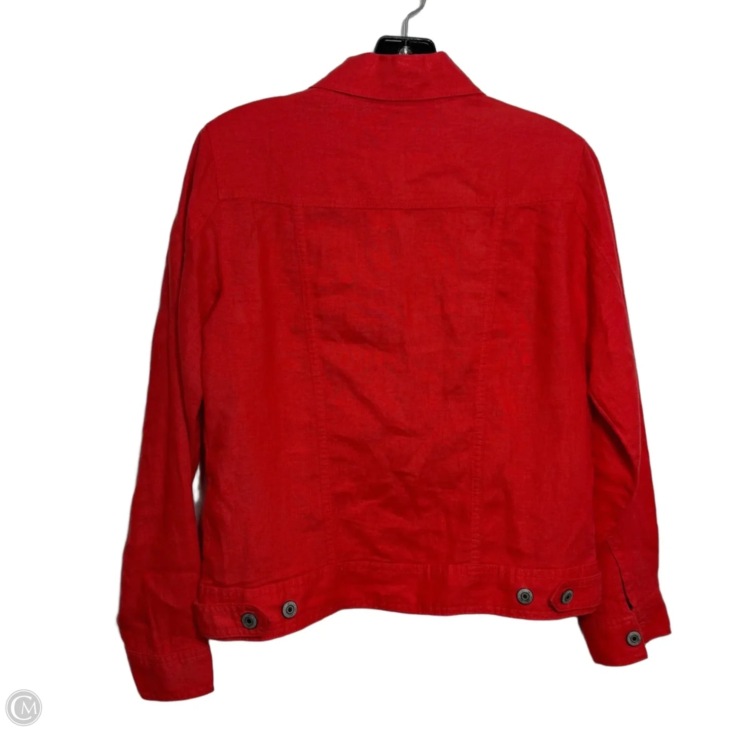 Jacket linen By Jones And Co In Red, Size: S