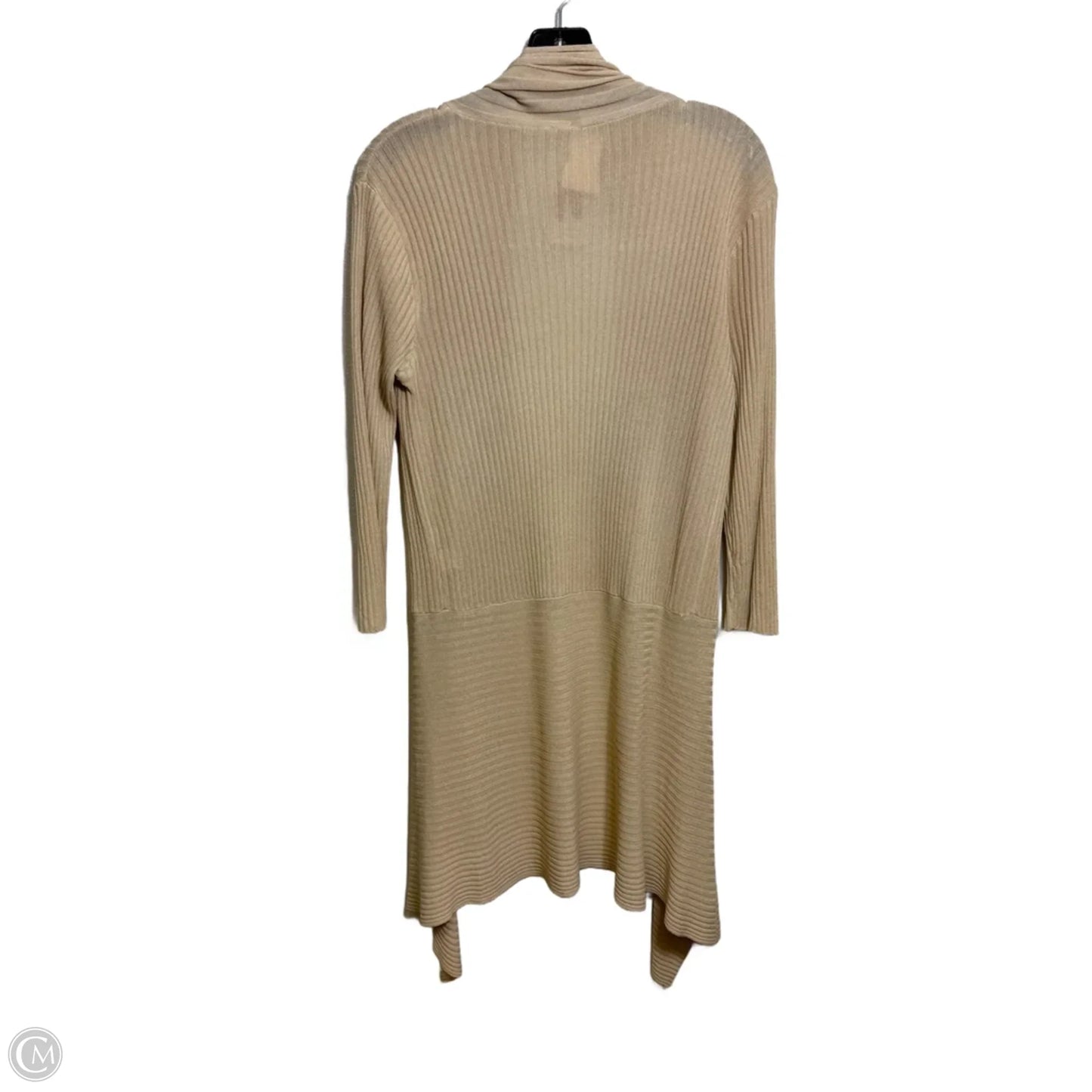 Sweater Cardigan By Clothes Mentor In Tan, Size: M