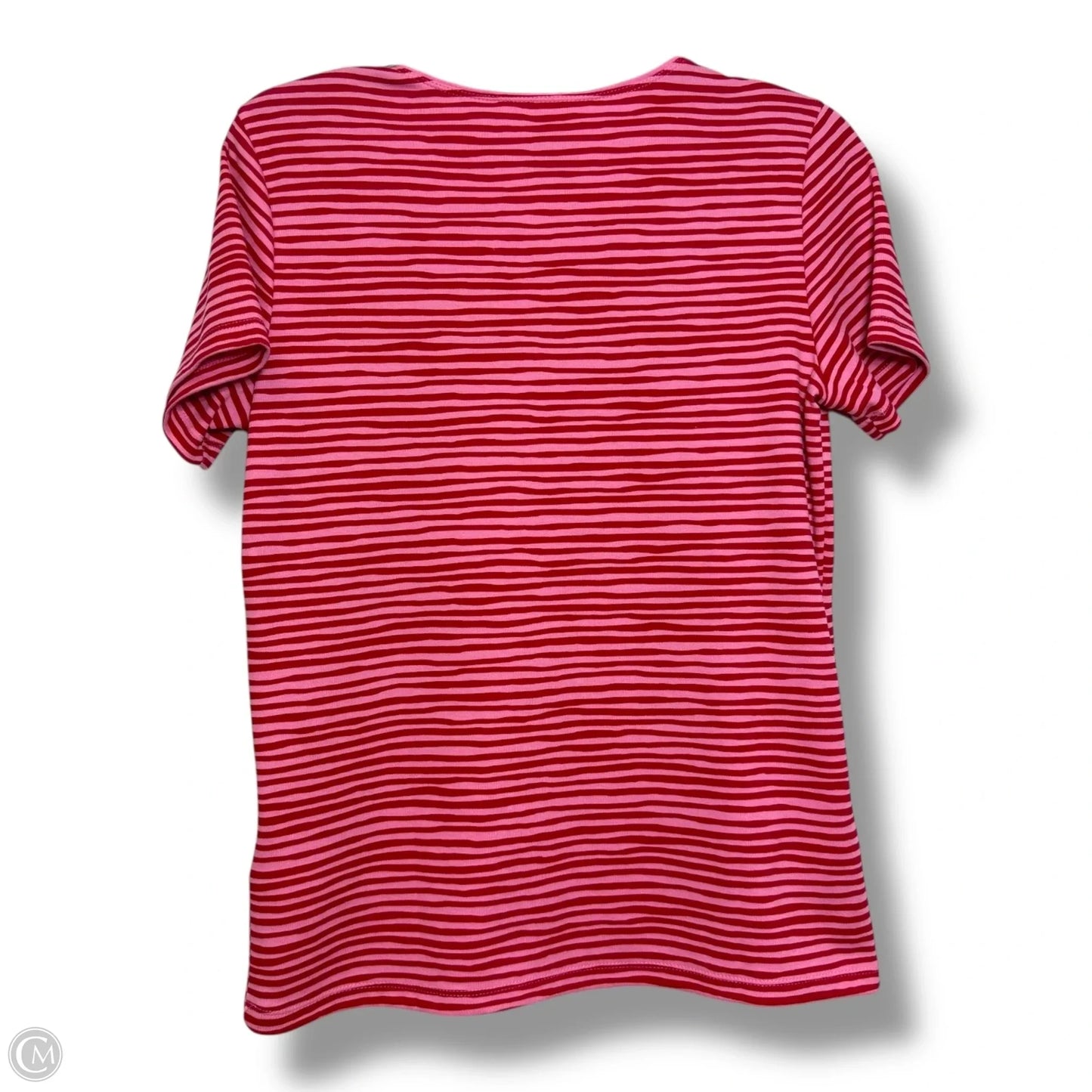 Top Short Sleeve By Karen Scott In Pink, Size: S