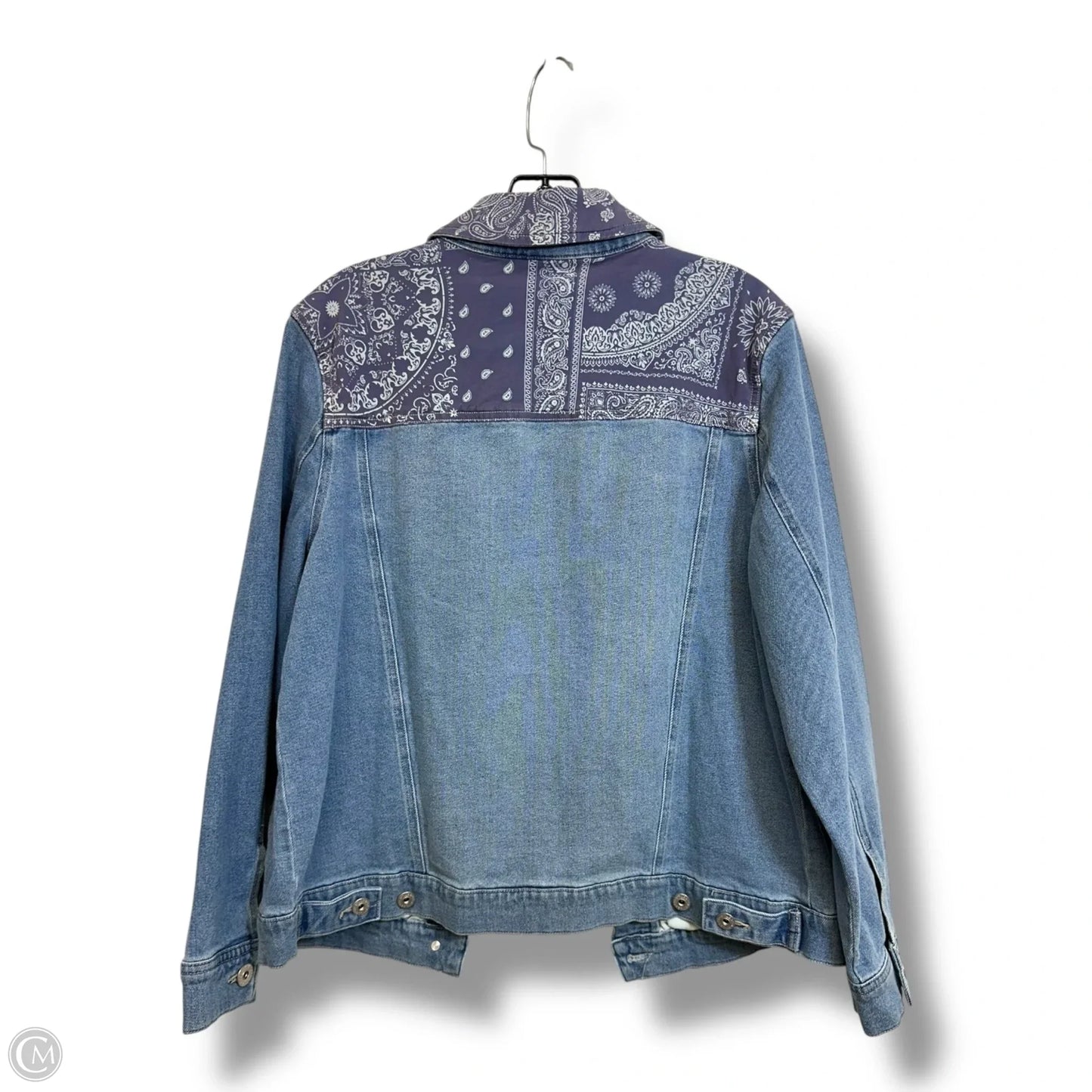 Jacket Denim By Style And Company In Blue Denim, Size: L