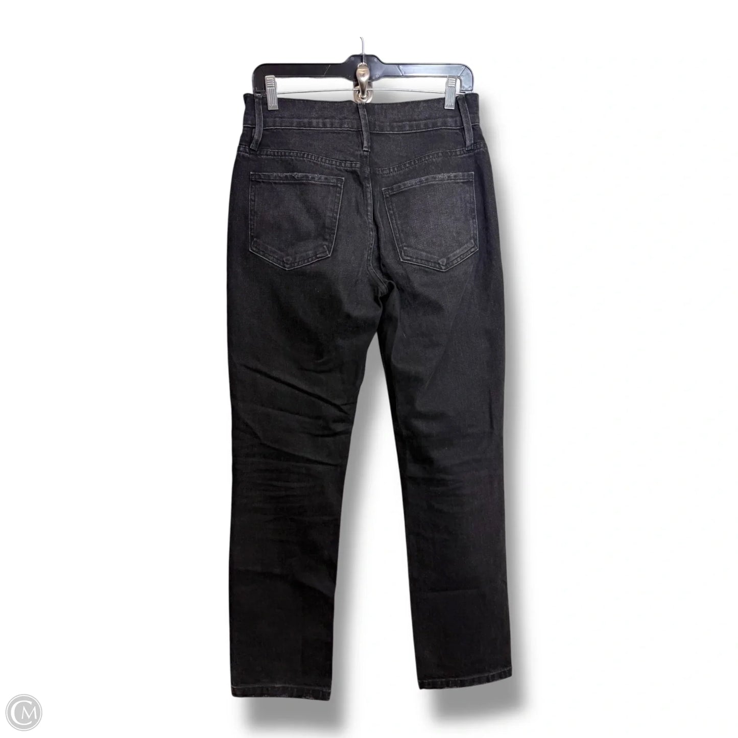 Jeans Straight By Frame In Black, Size: 4