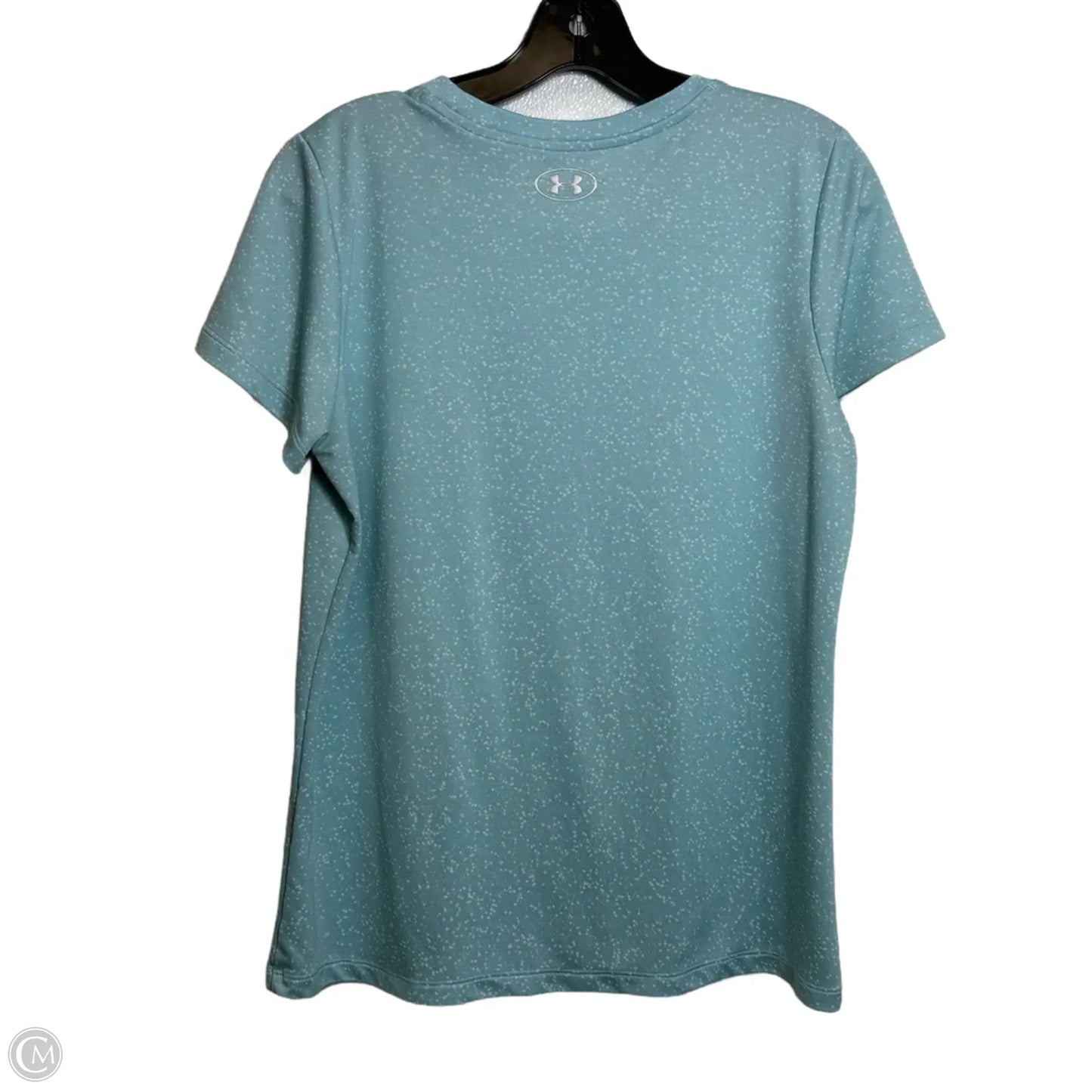 Athletic Top Short Sleeve By Under Armour In Blue, Size: L