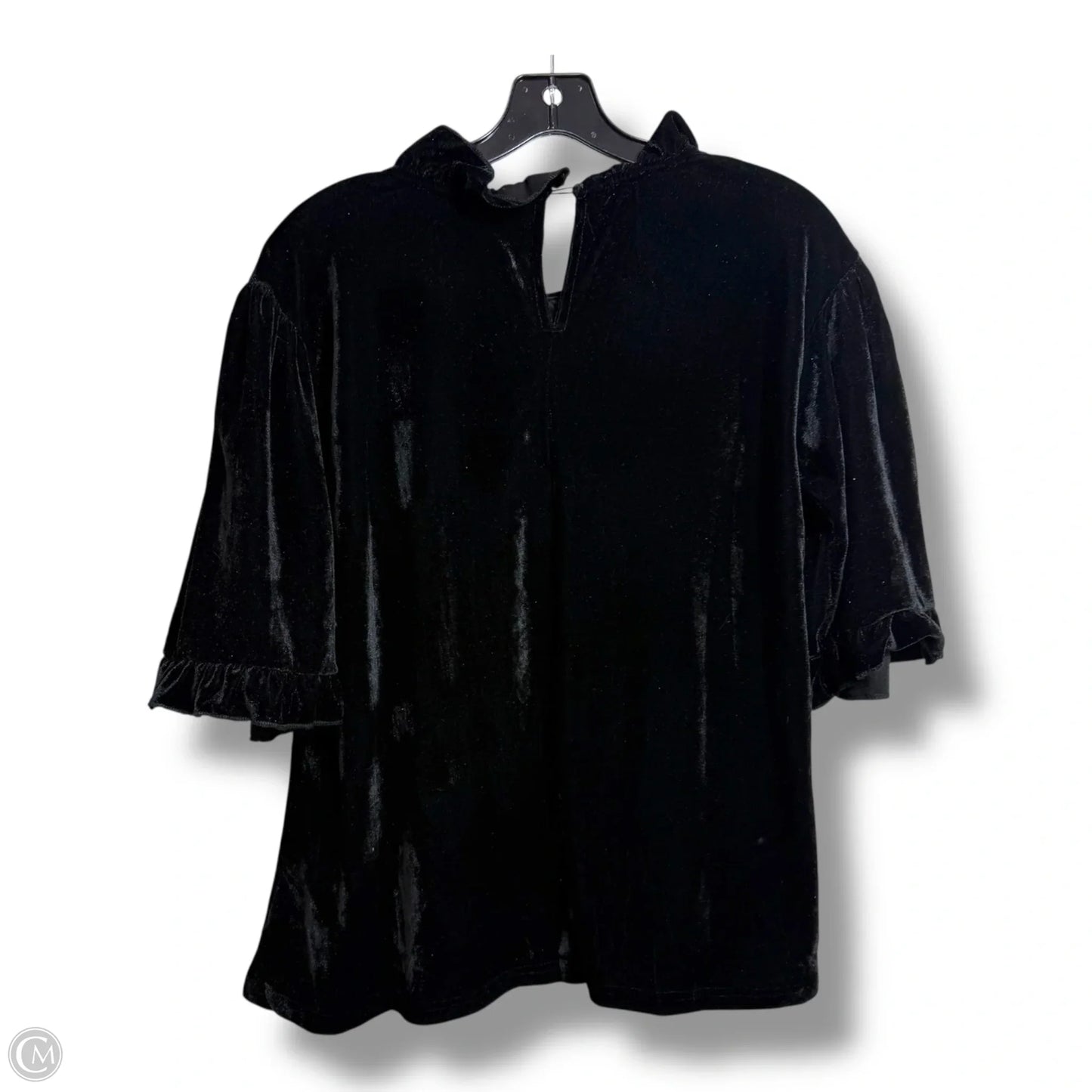 Top Short Sleeve By Pol In Black, Size: M