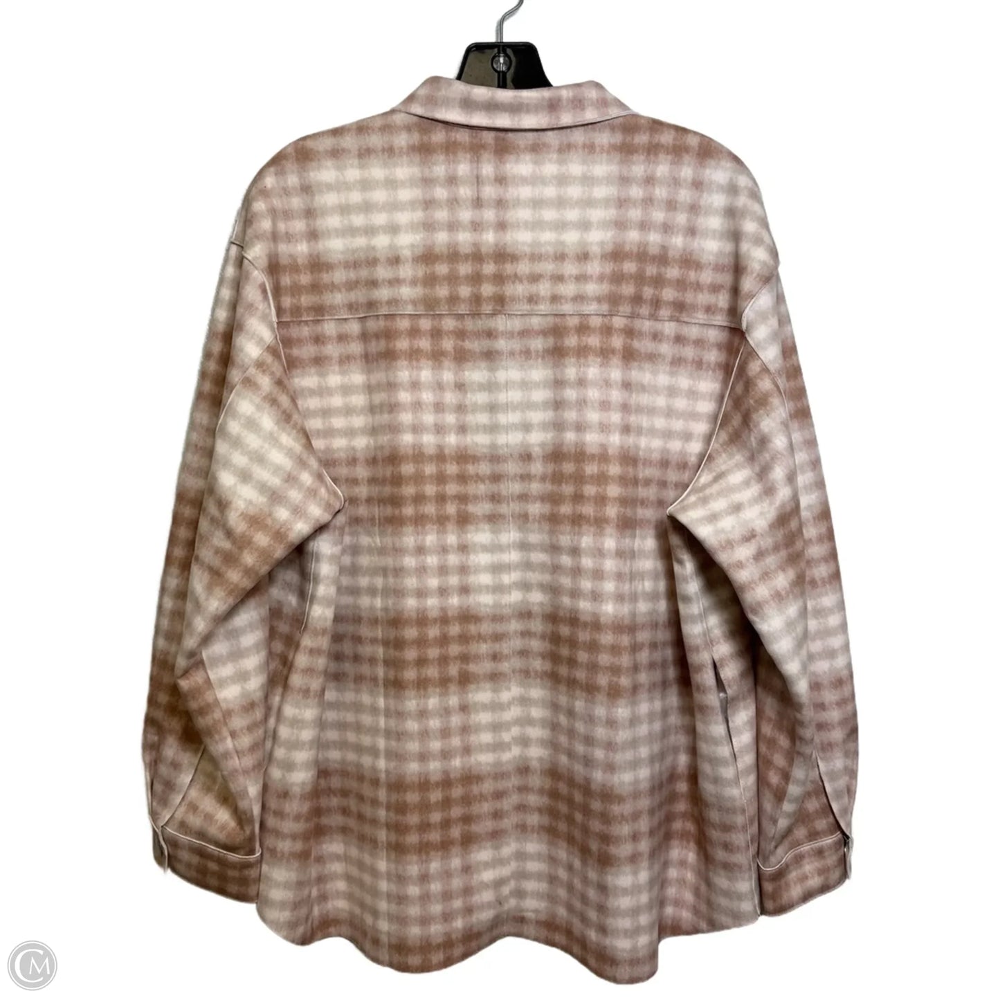 Jacket Other By Clothes Mentor In Tan & White, Size: M