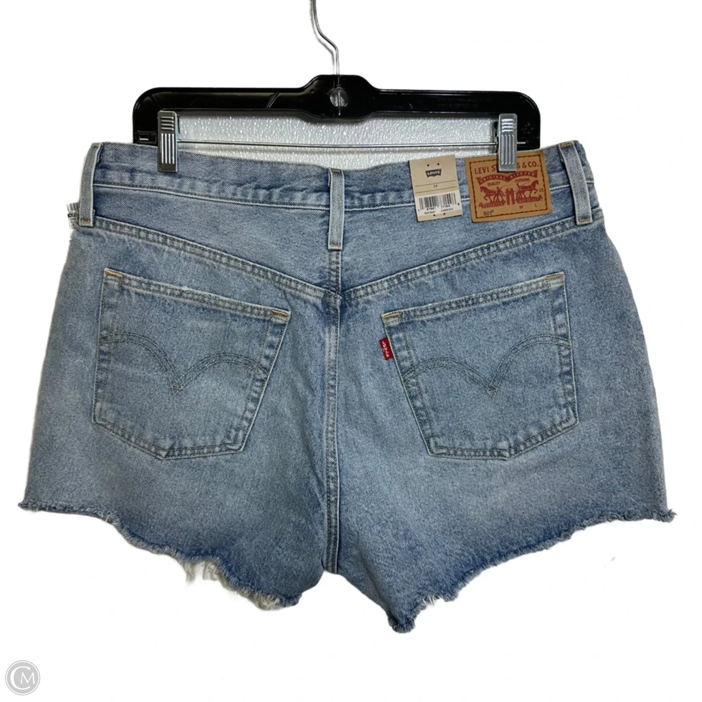 Shorts By Levis In Blue Denim, Size: 18