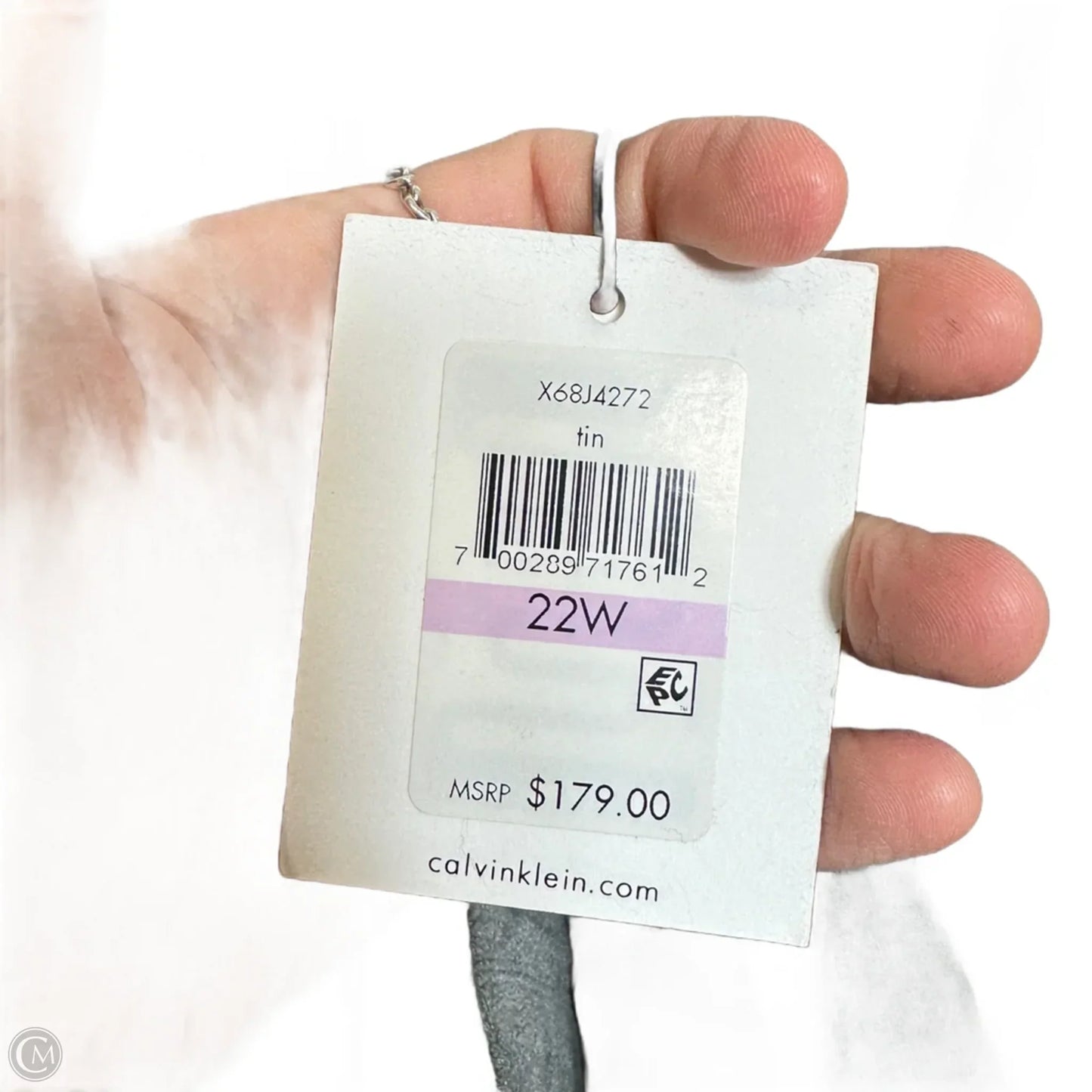 Jacket Other By Calvin Klein In Grey, Size: 22