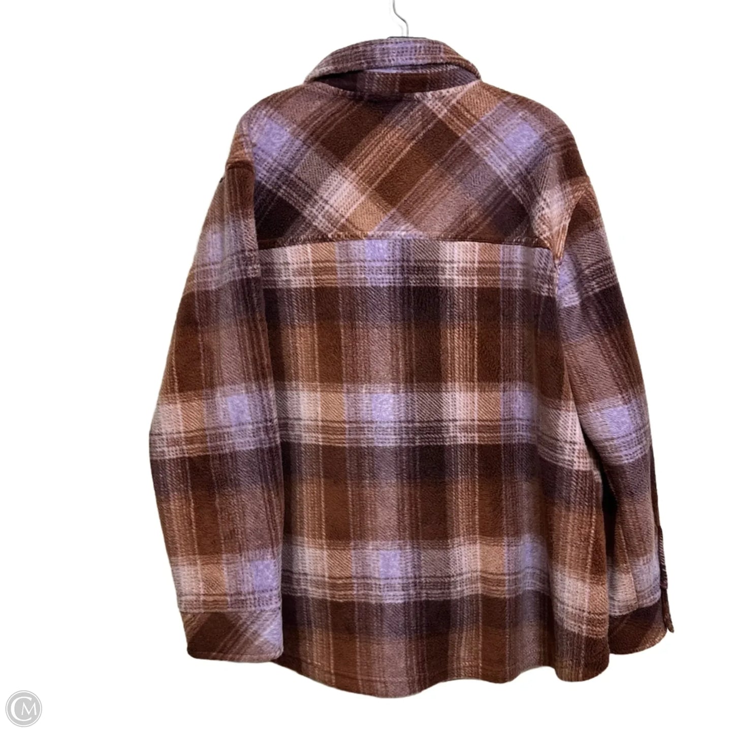 Jacket Shirt By Thread And Supply In Plaid Pattern, Size: 2x
