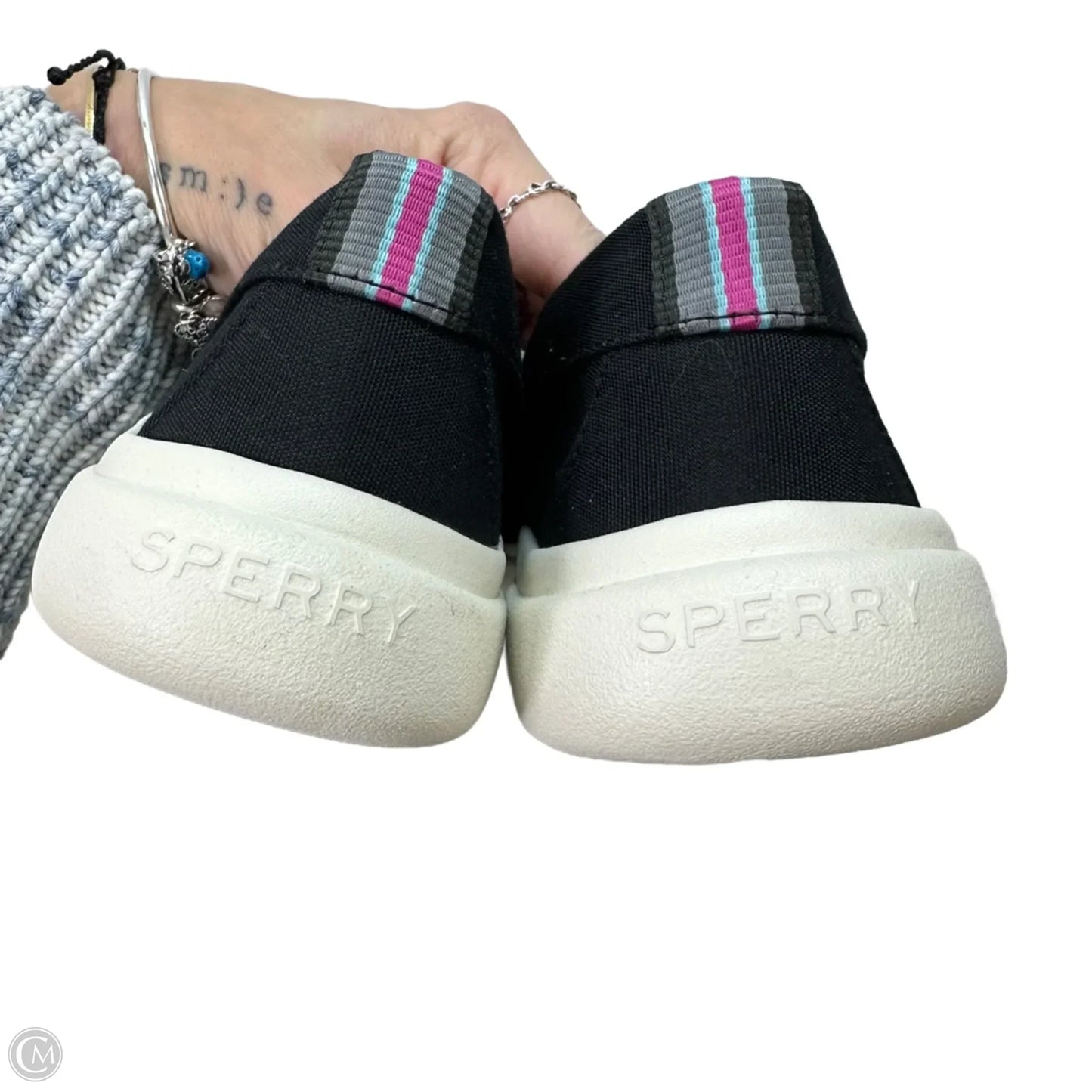 Shoes Flats By Sperry In Black, Size: 8.5