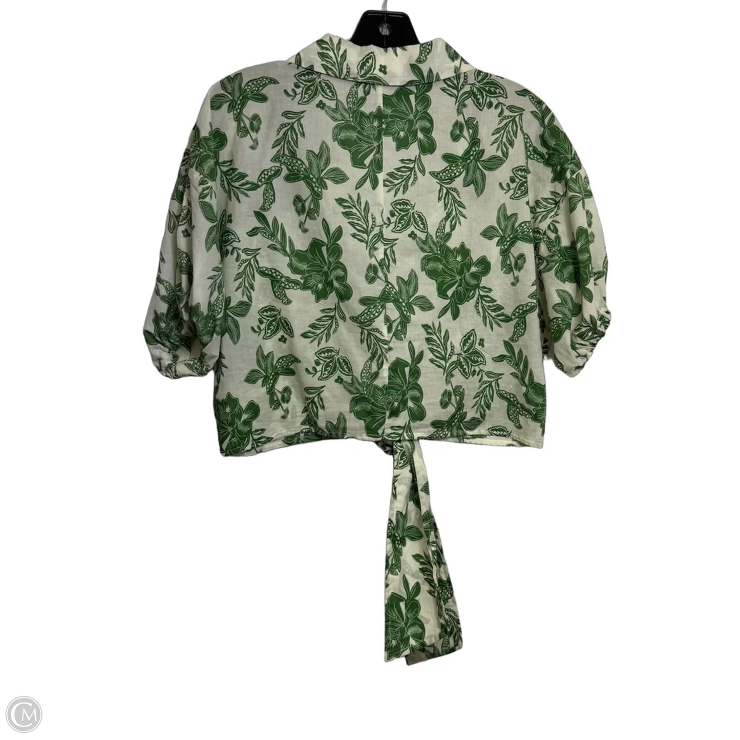 Top Short Sleeve By Marc New York In Tropical Print, Size: S
