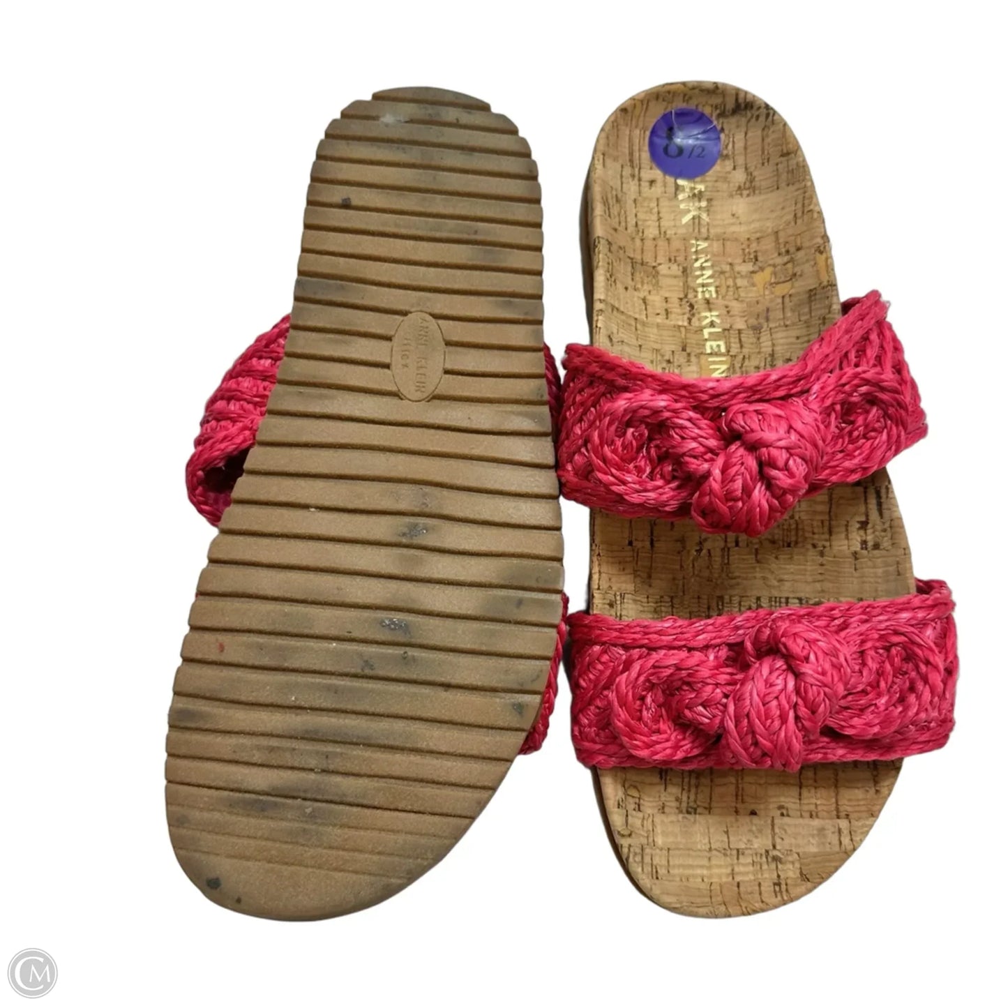 Sandals Flats By Anne Klein In Red, Size: 8.5