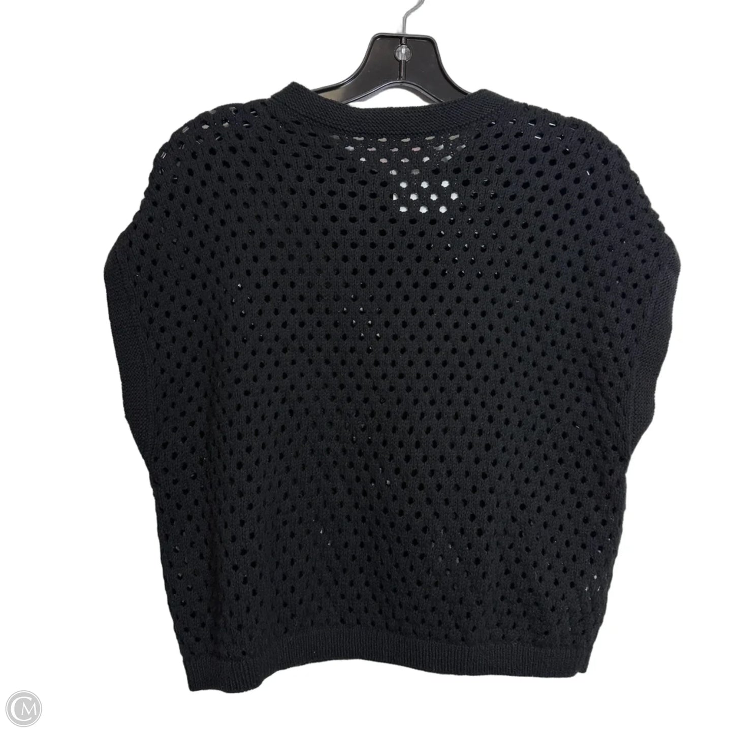 Vest Faux Fur & Sherpa By Loft In Black, Size: S