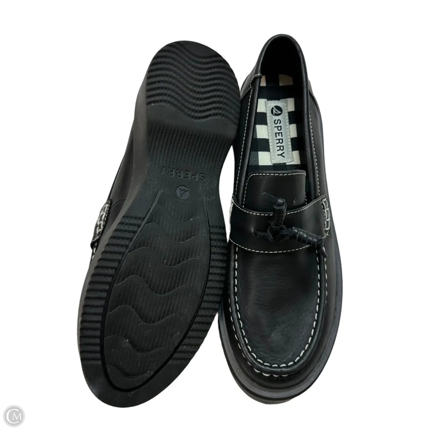 Shoes Flats By Sperry In Black, Size: 7.5