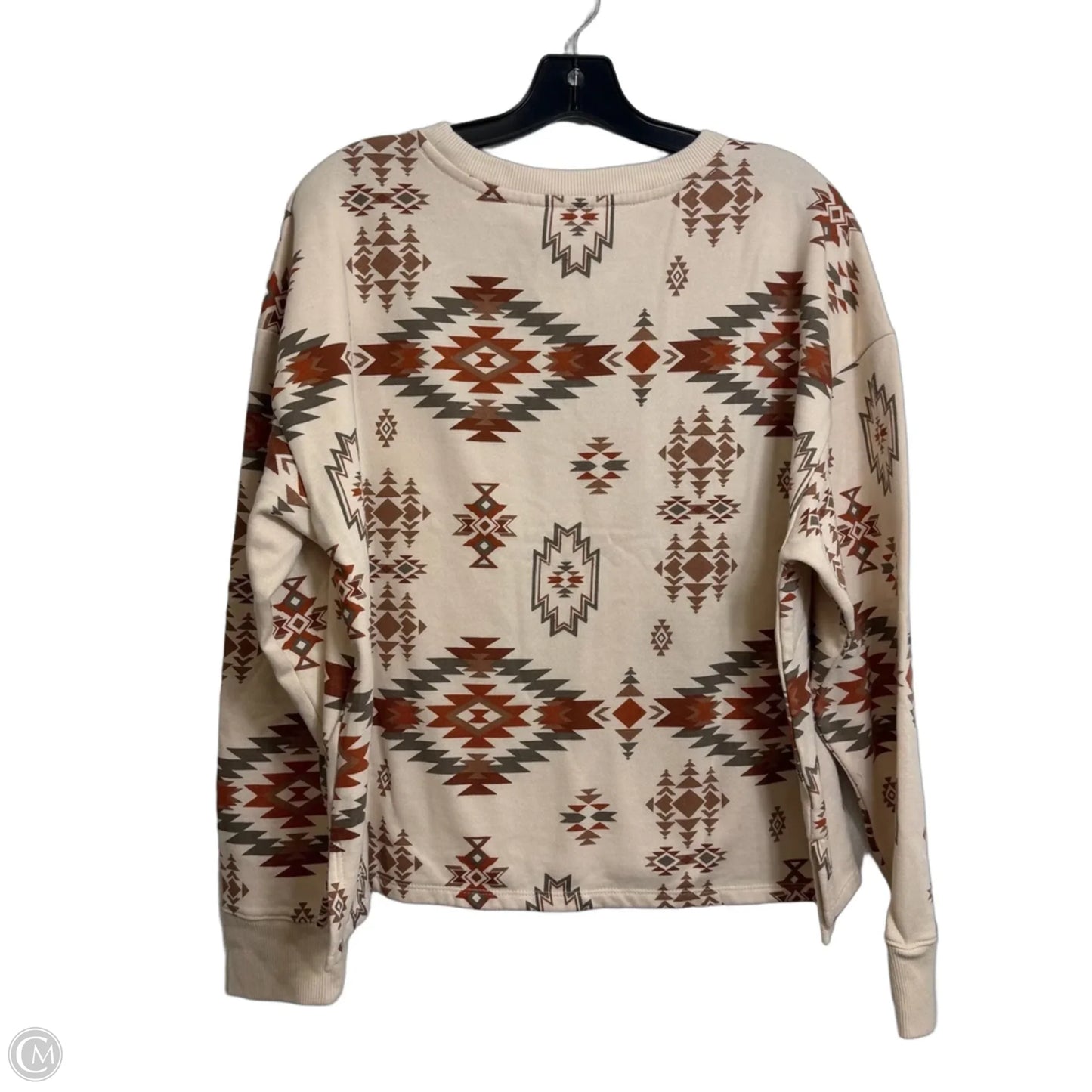 Top Long Sleeve By Lucky Brand In Ivory, Size: Xl