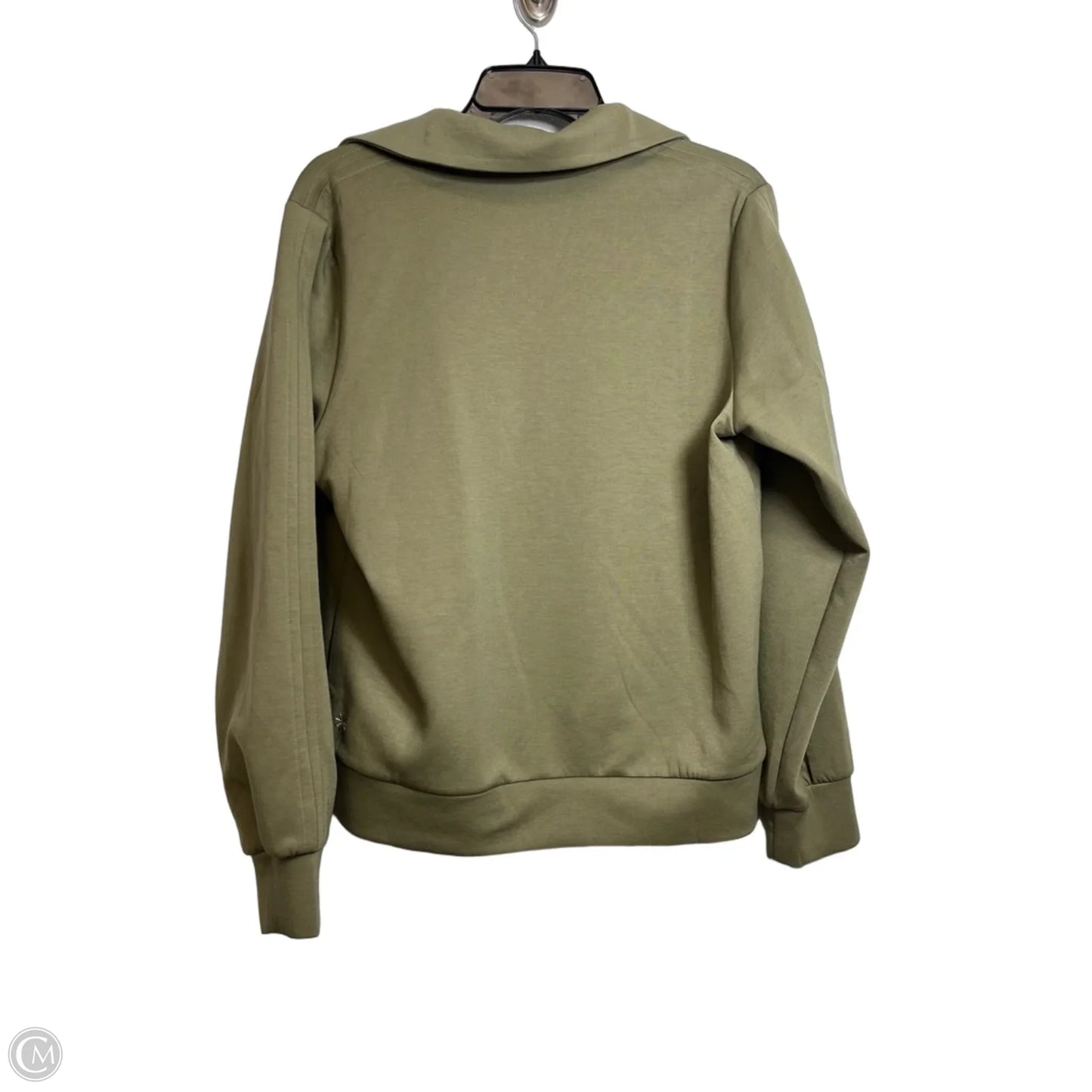 Sweatshirt Collar By Athleta In Green, Size: M