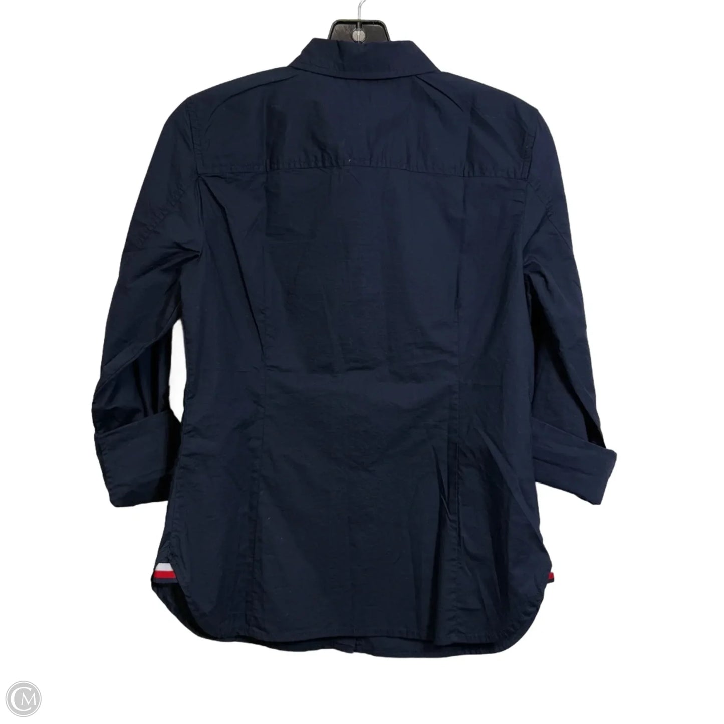 Top Long Sleeve By Tommy Hilfiger In Navy, Size: Xs