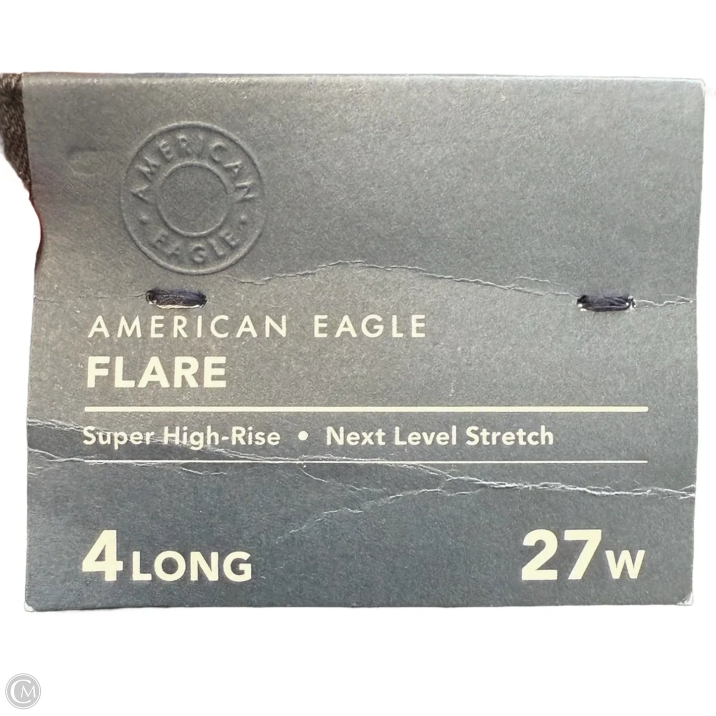 Jeans Flared By American Eagle In Black, Size: 4l