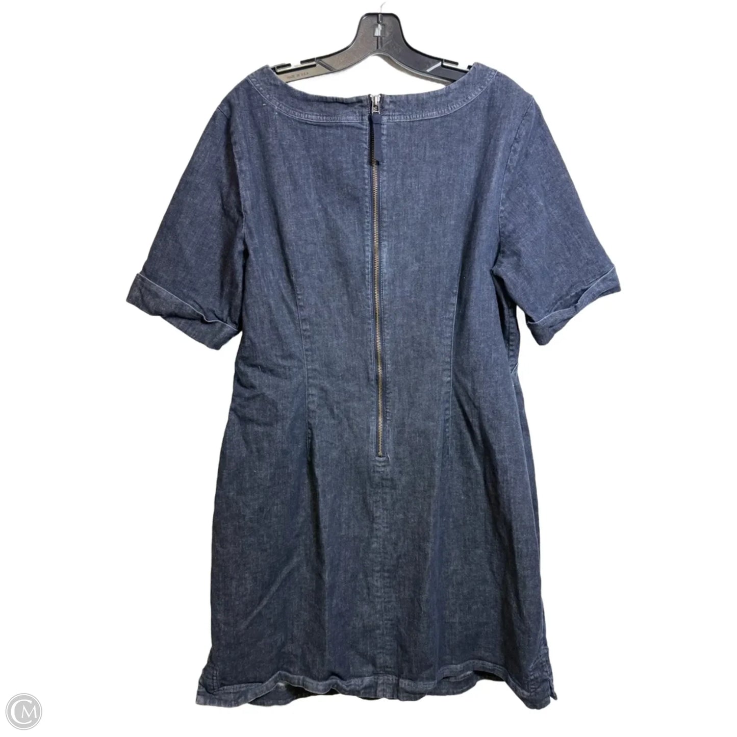 Dress Casual Short By Boden In Blue Denim, Size: 16