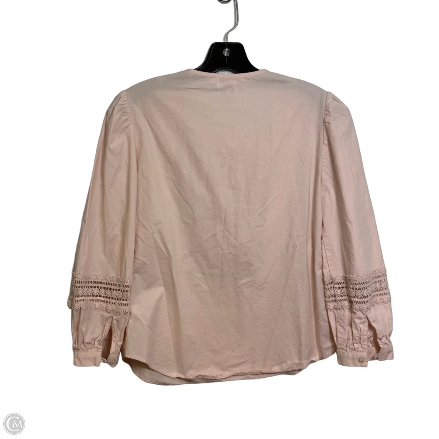 Top Long Sleeve Designer By Tory Burch In Pink, Size: Xs