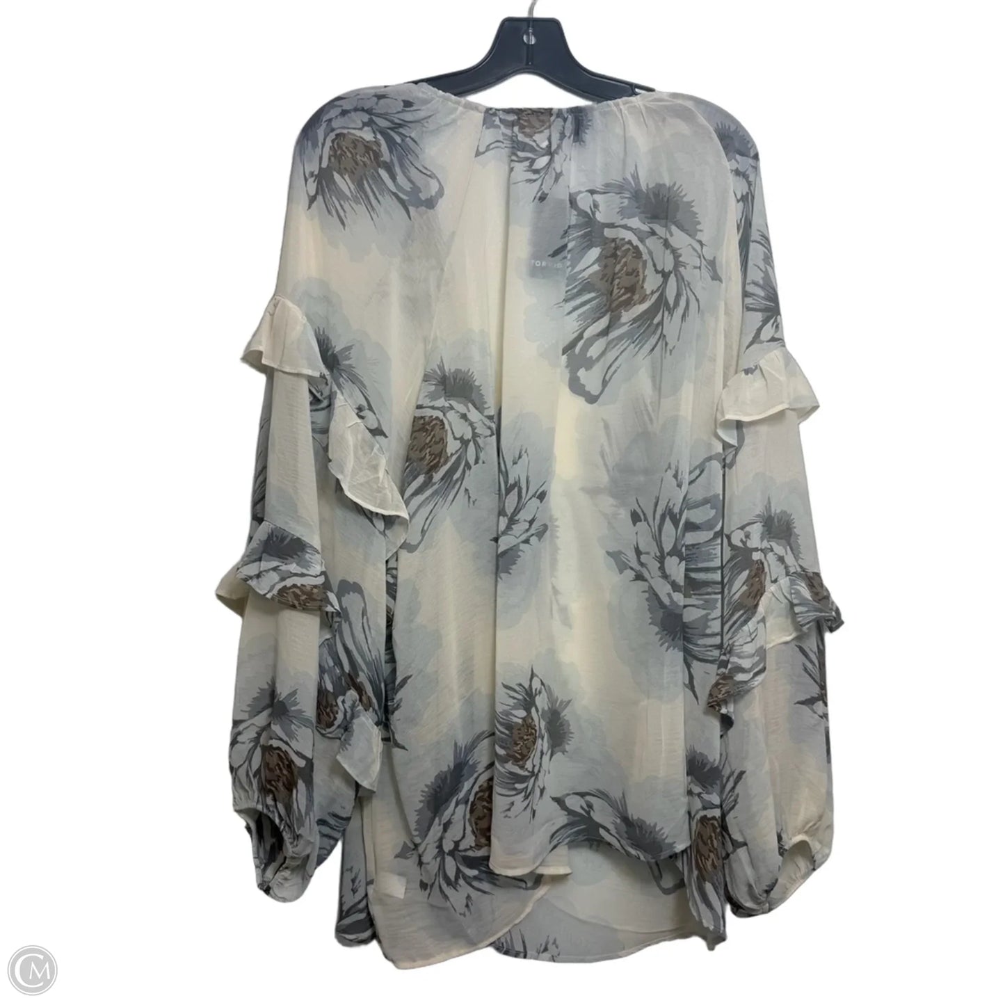 Top Long Sleeve By Torrid In Cream, Size: 4x