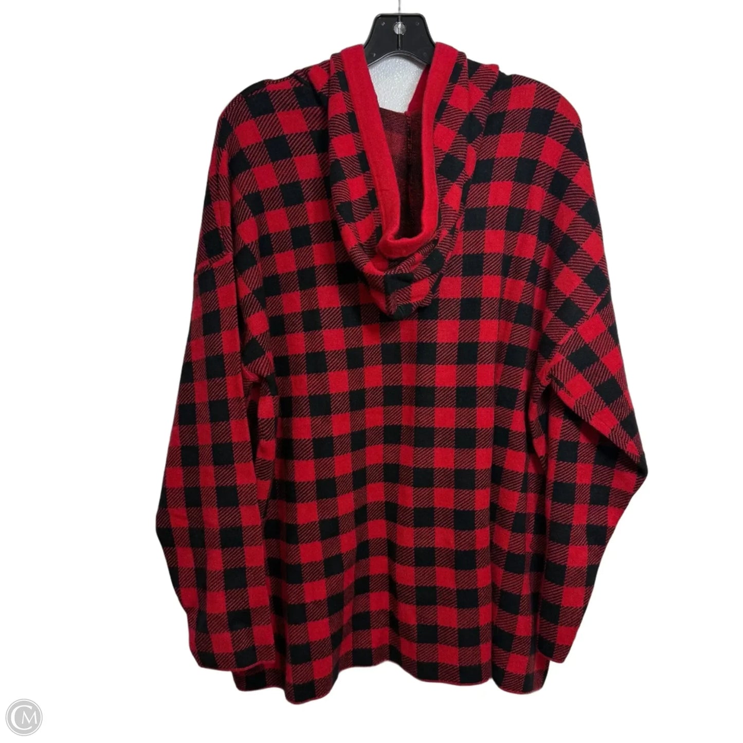 Sweater By Lane Bryant In Black & Red, Size: 2x