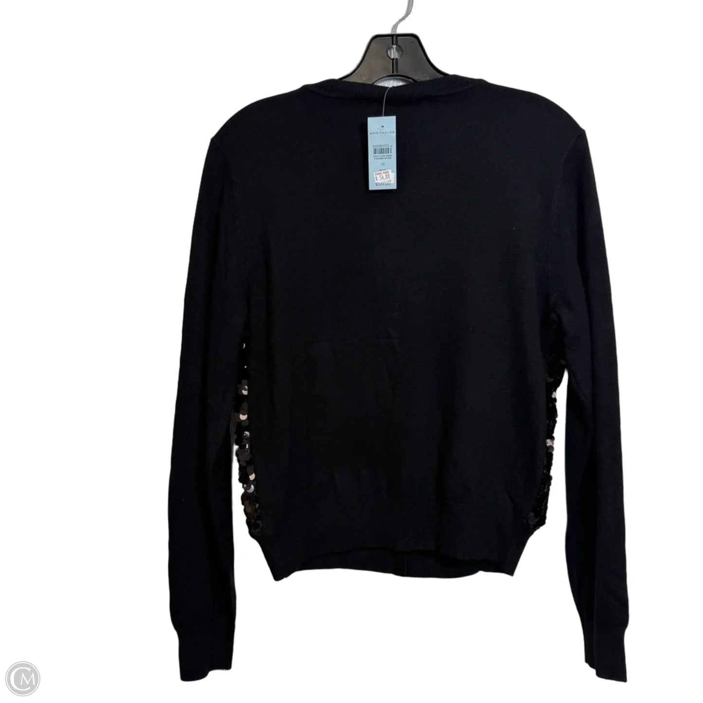 Cardigan By Ann Taylor In Black, Size: M